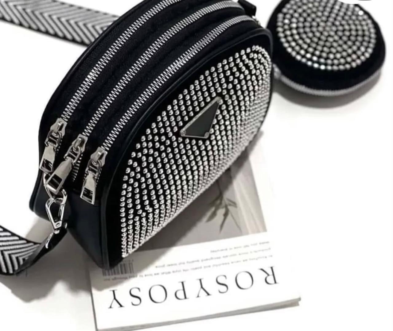 Bolso Importado Carriel Gliter 