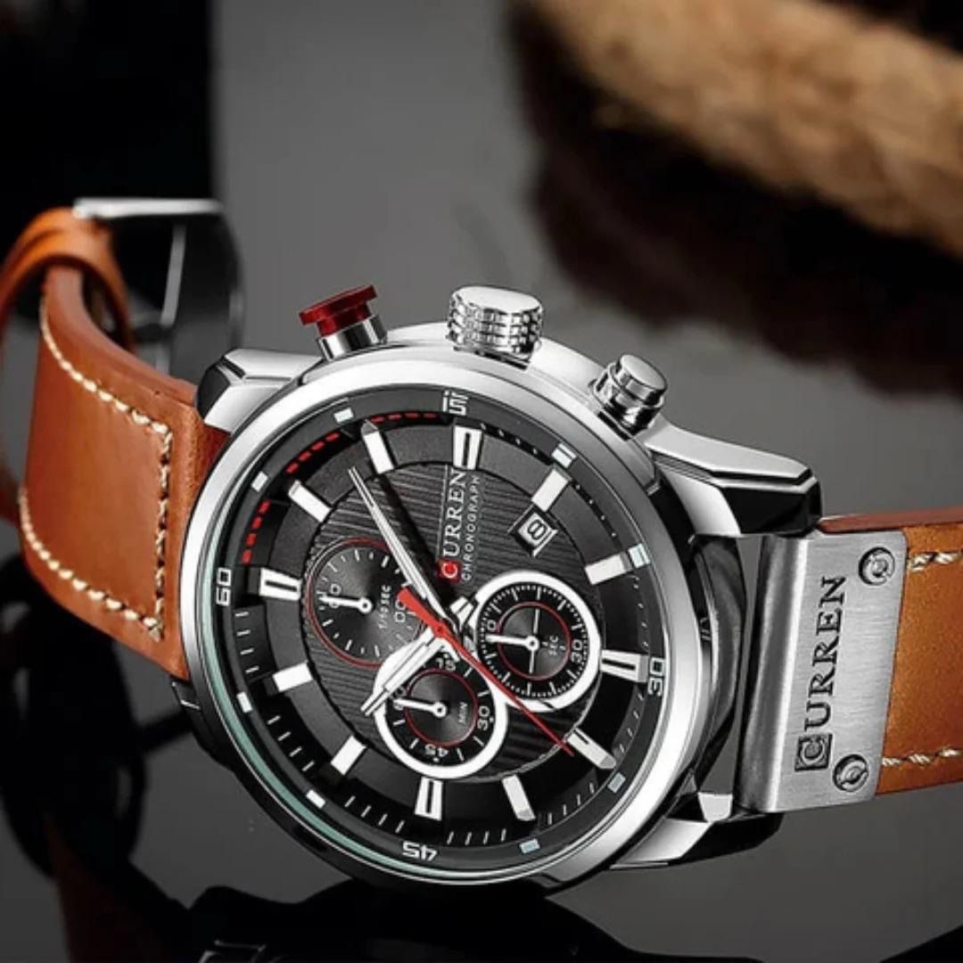 Reloj CURREN para caballero en CUERO