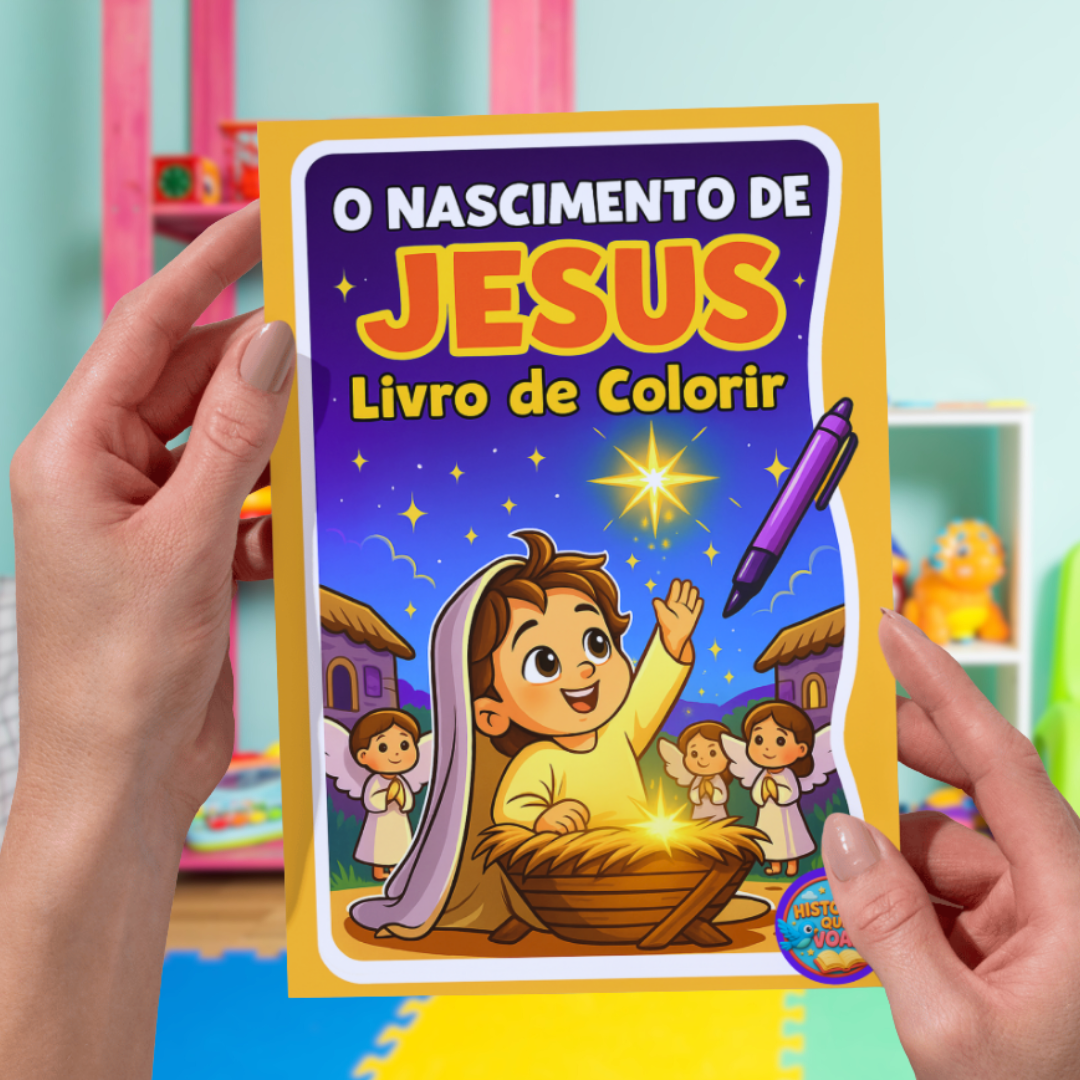 O Nascimento de Jesus - Livro de Colorir