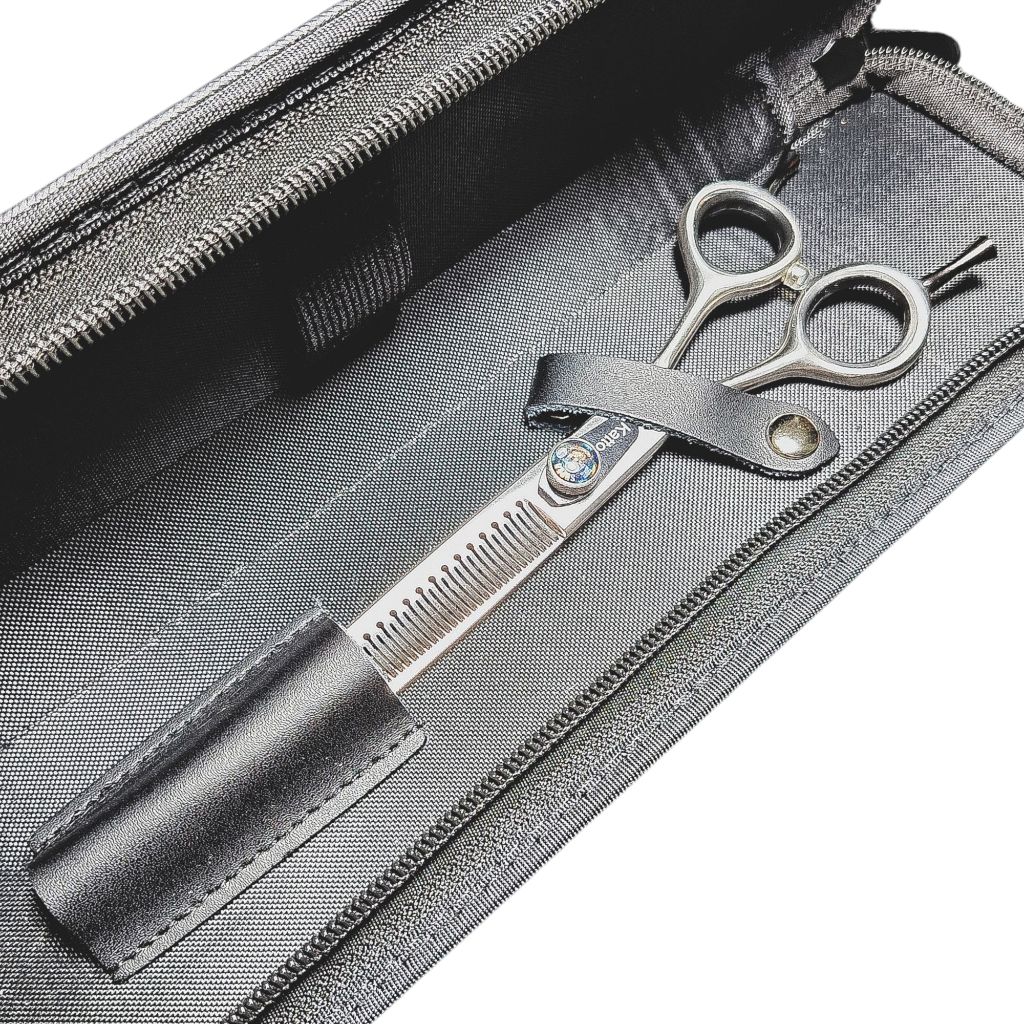 Tesoura semi-dentada 7" 56 dentes