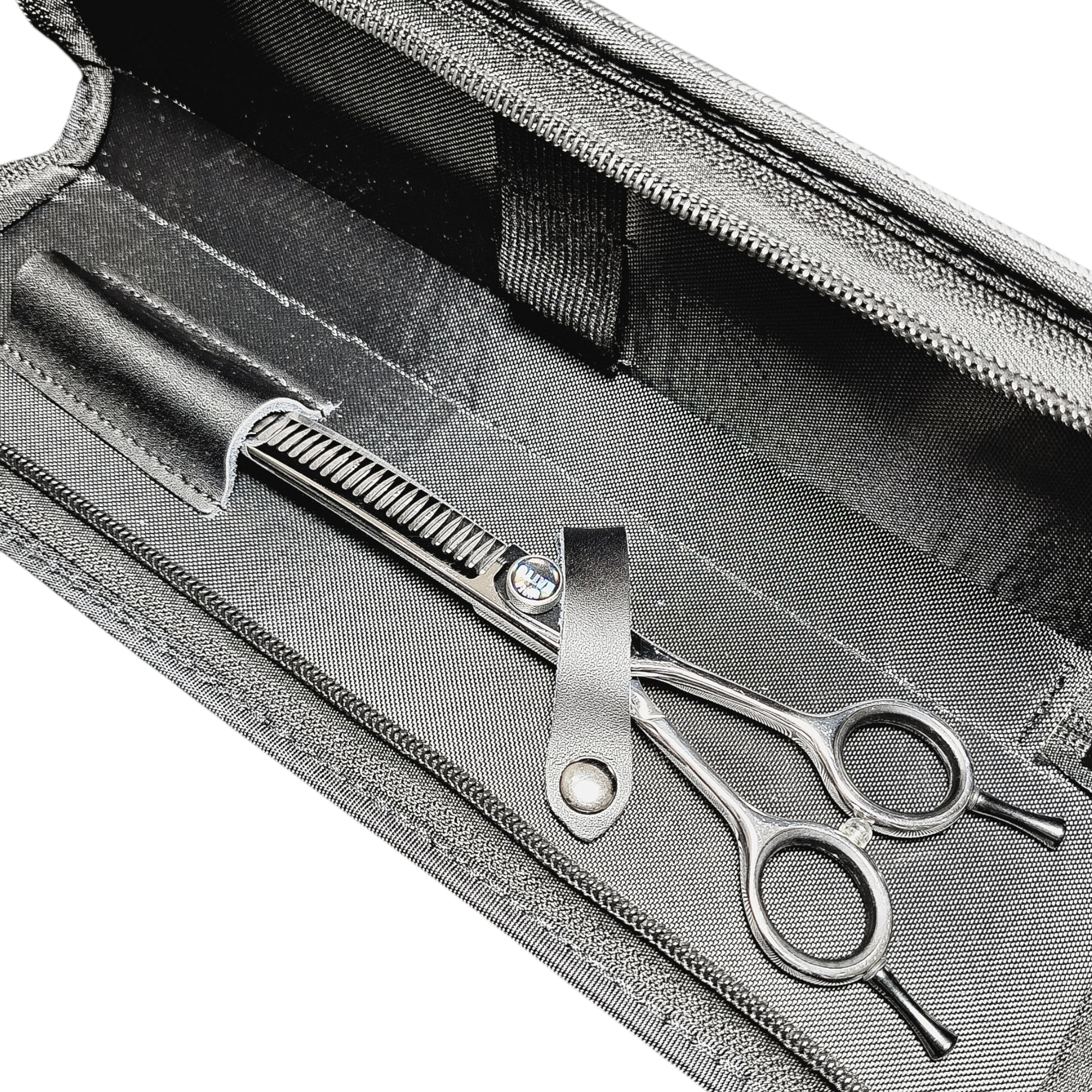 Tesoura tubarão, canhoto, 7,5" 33 dentes