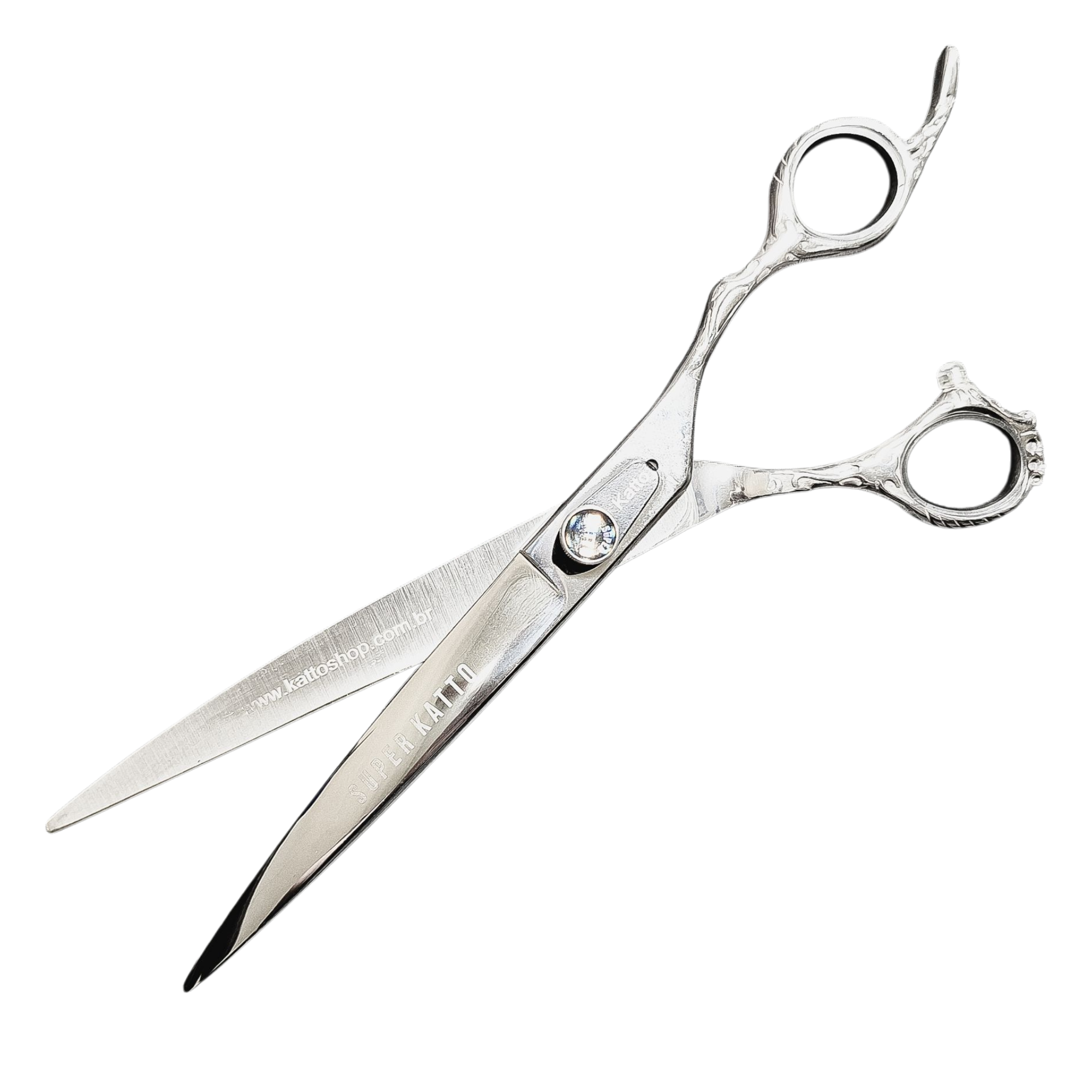 Tesoura curva para baixo, canhoto, 7,5