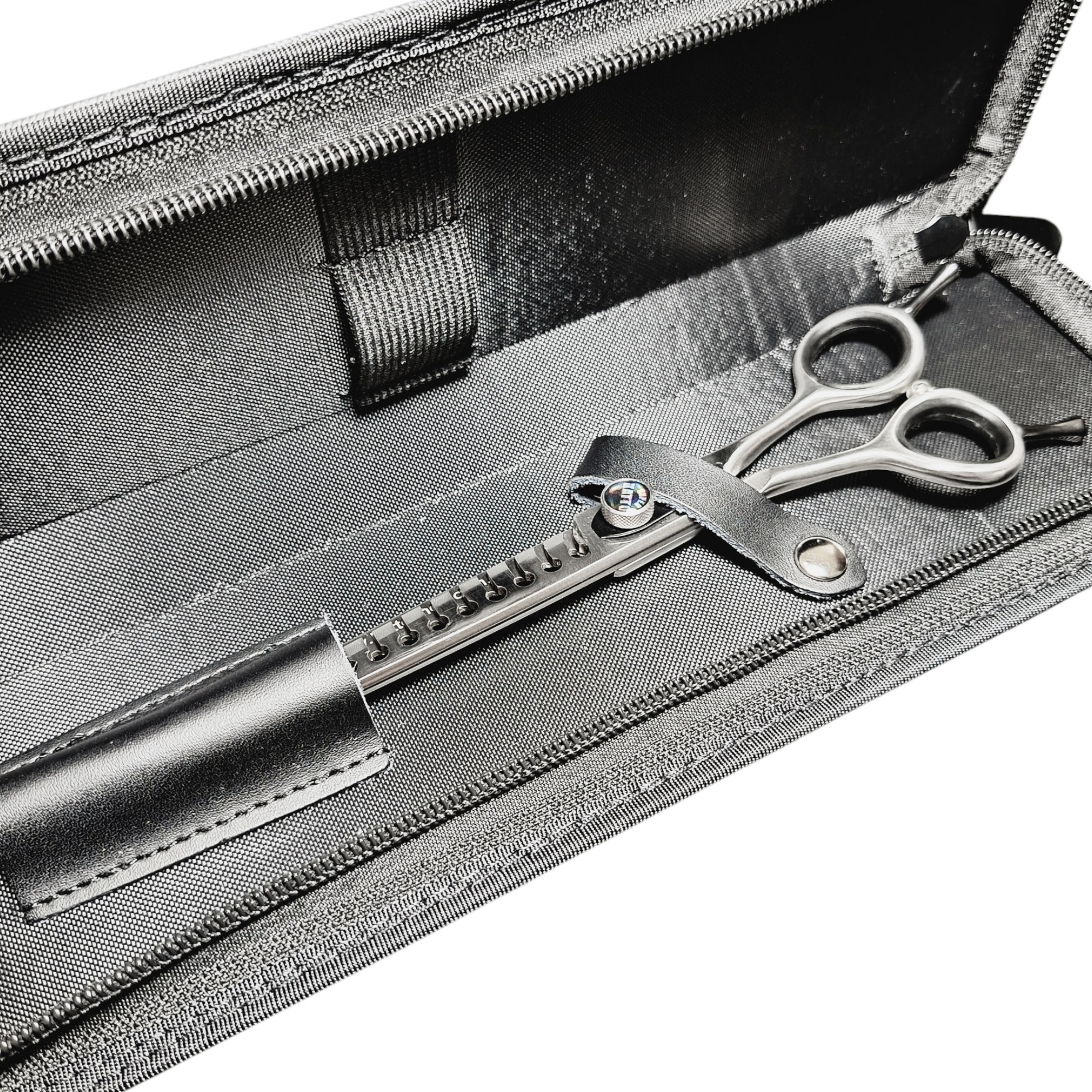 Tesoura tubarão dentes duplos 7, 14 dentes