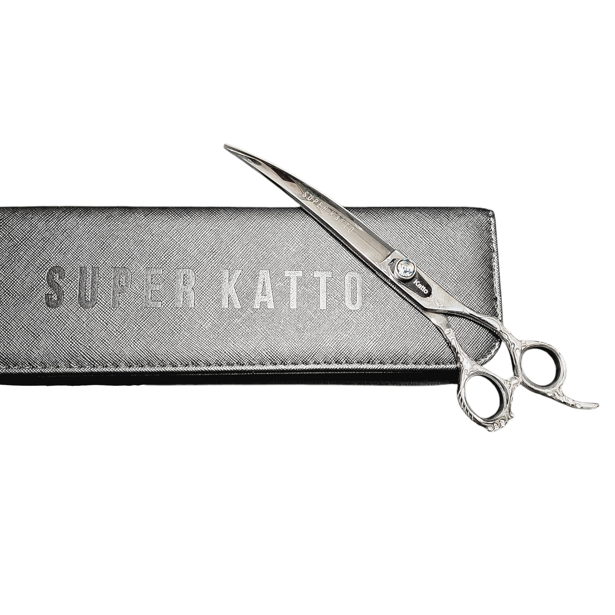 Tesoura curva para baixo, canhoto, 7,5