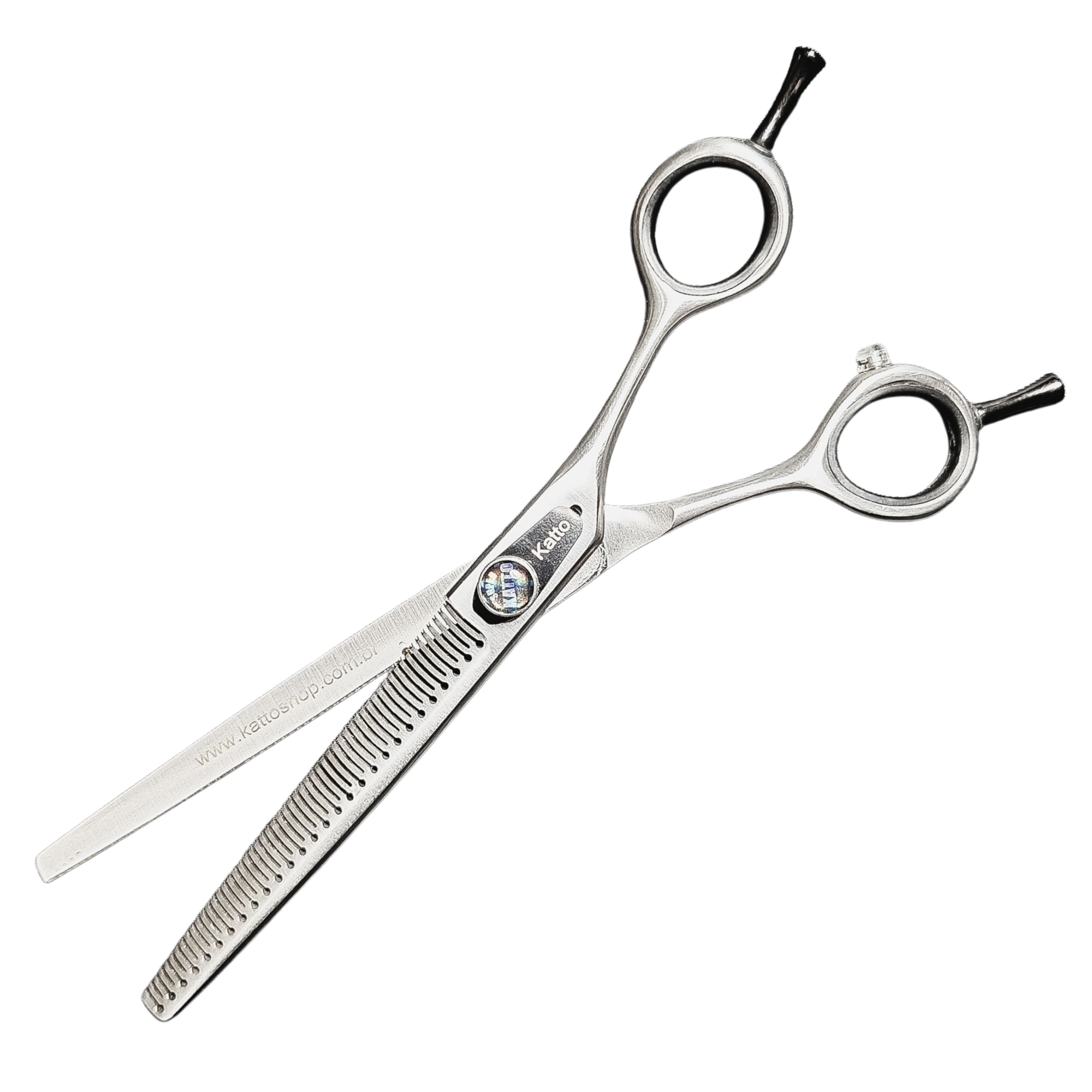 Tesoura semi-dentada 7" 56 dentes