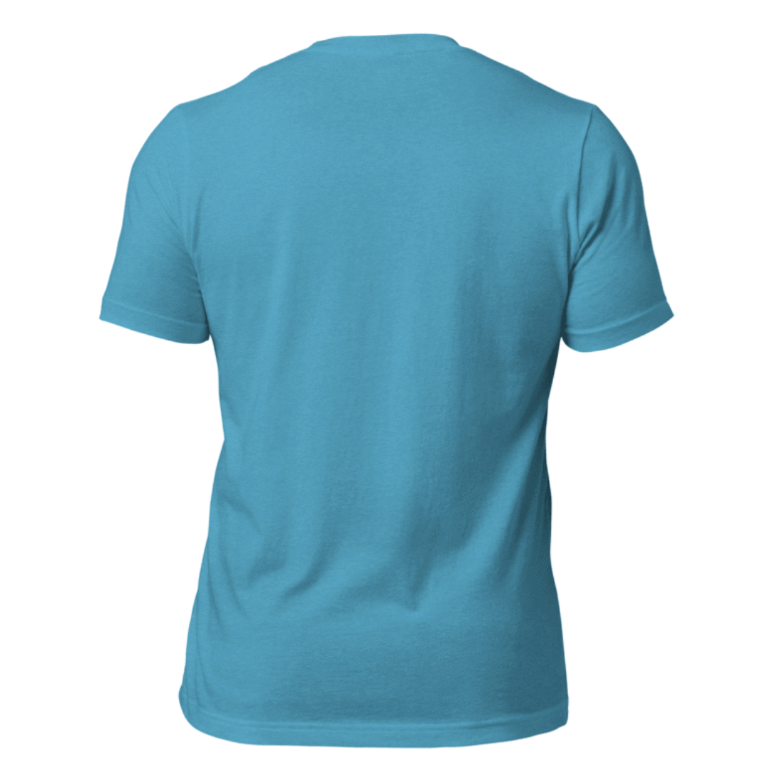 Blue Artistic Wave T-Shirt