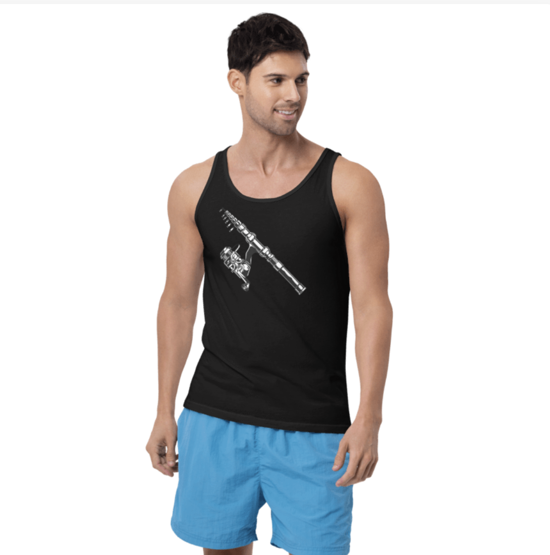 Fishing Rod Tank Top