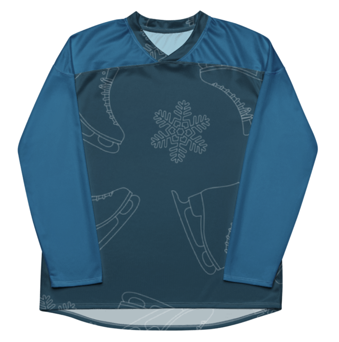 Men's Blue Long Sleeve Jersey