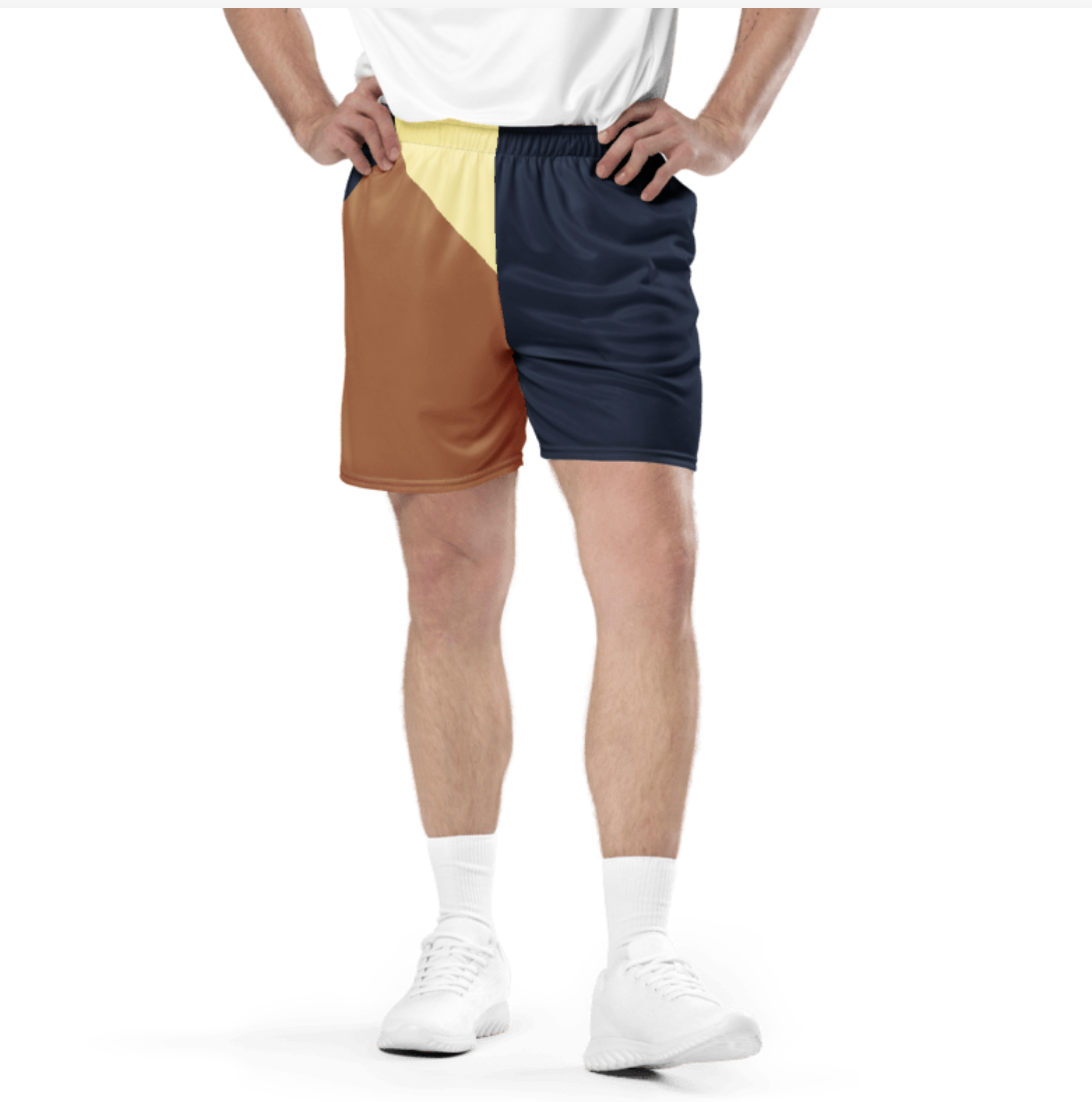 Colorblock Athletic Shorts