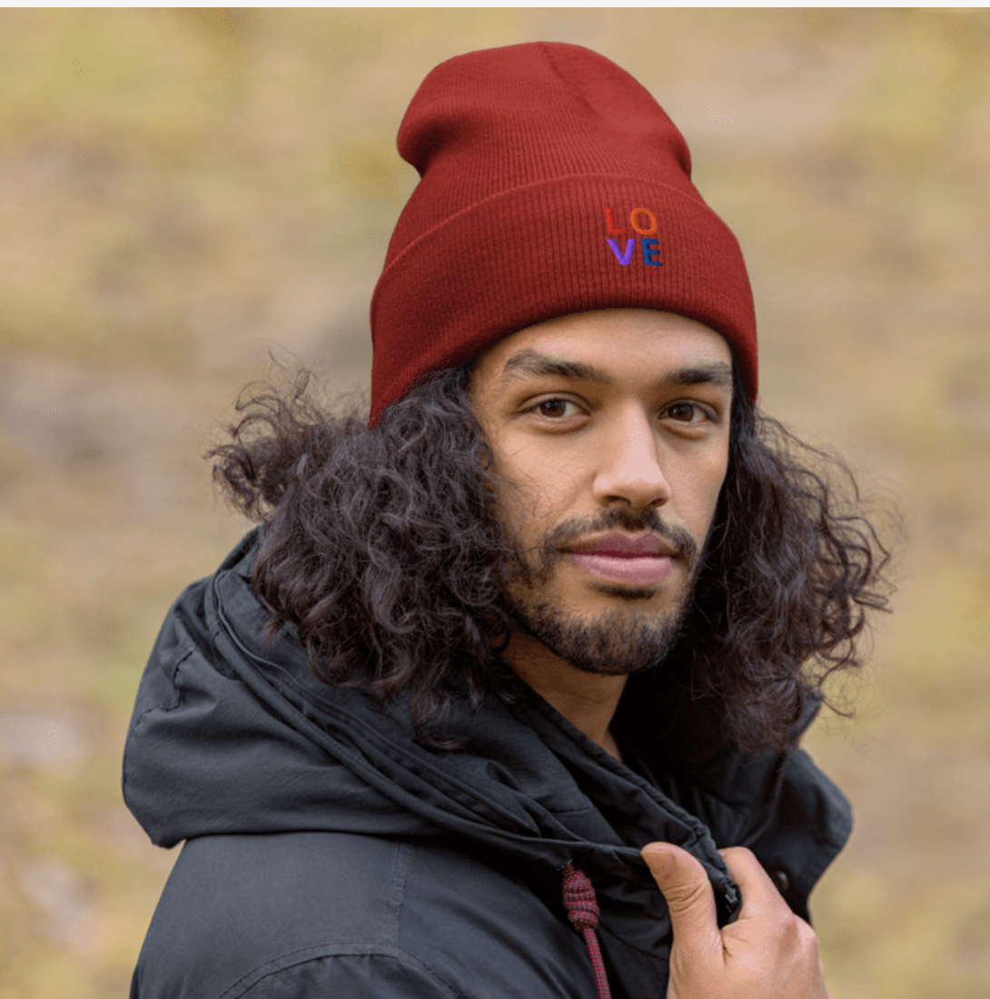 Red LOVE Beanie