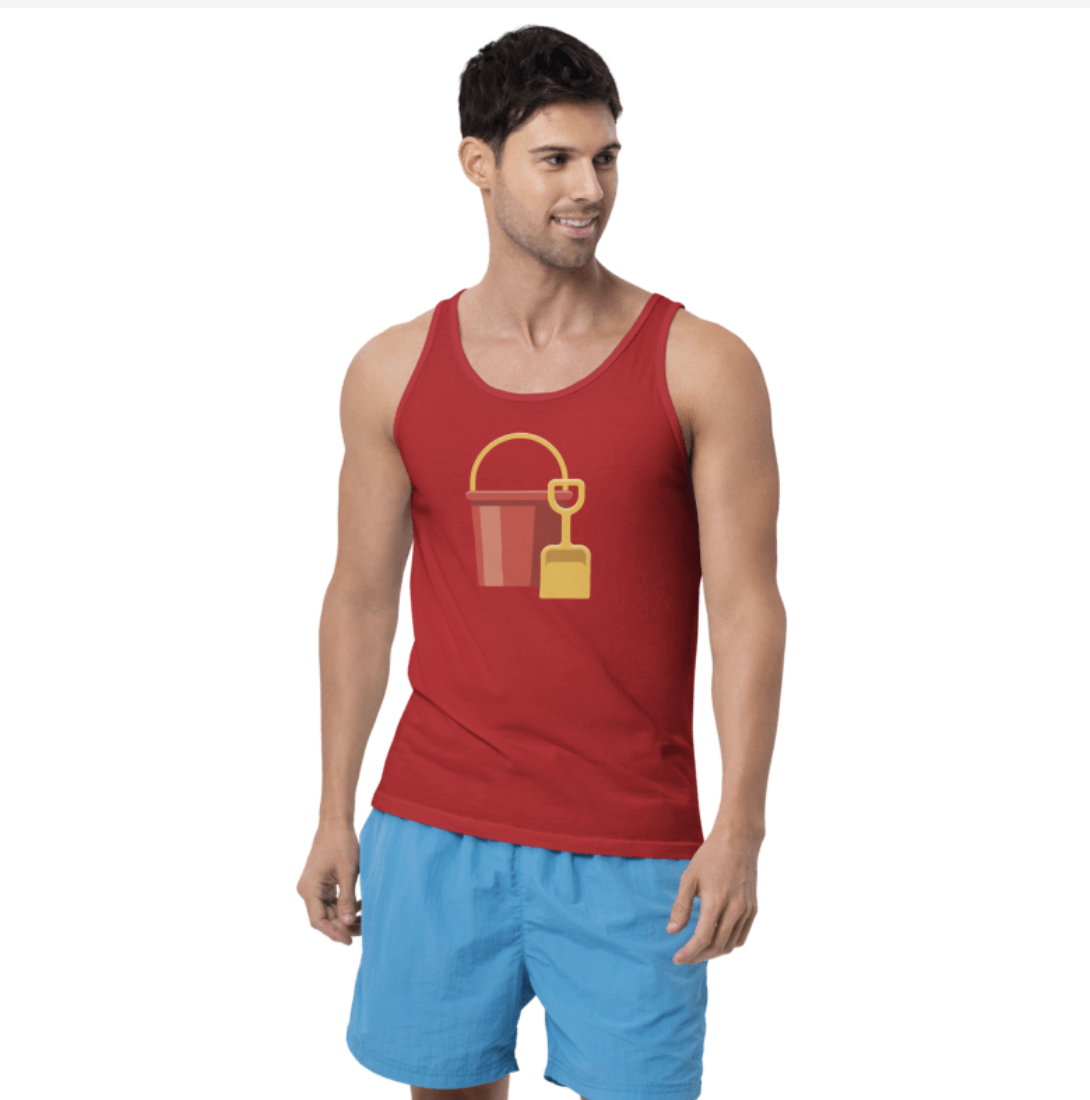 Summer Bucket and Spade Tank Top