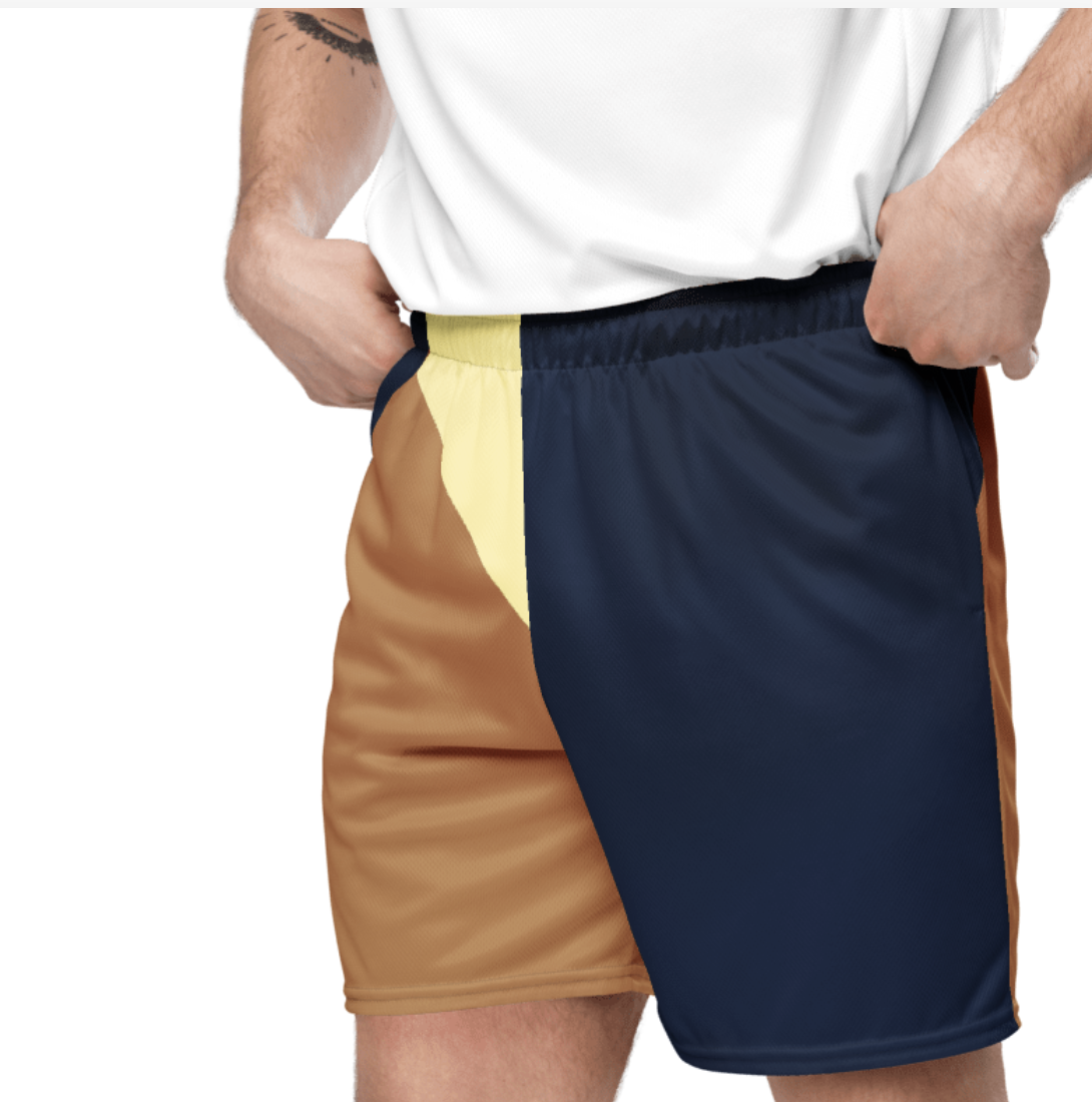 Colorblock Athletic Shorts