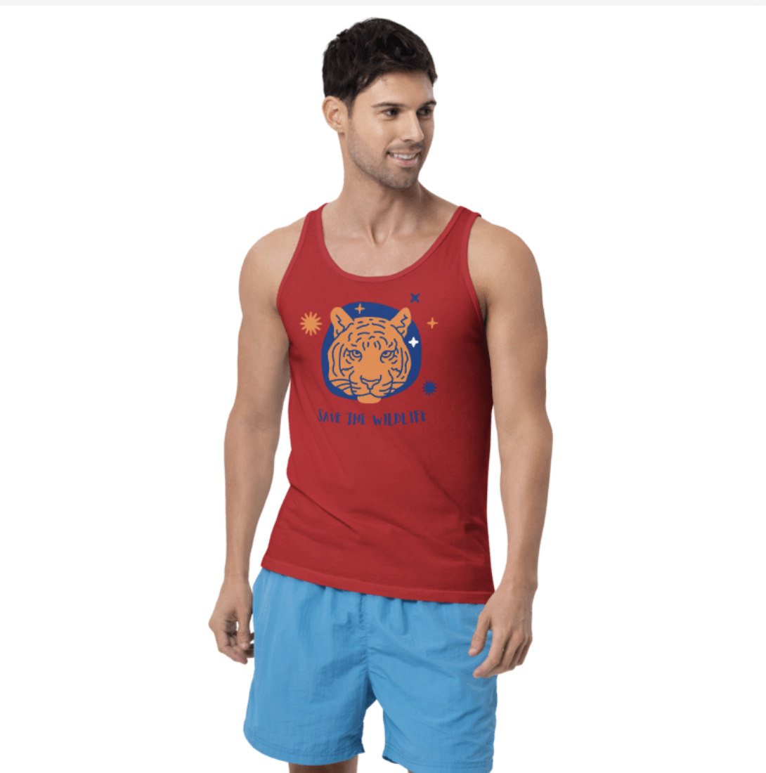 Save The Wildlife Tiger Tank Top