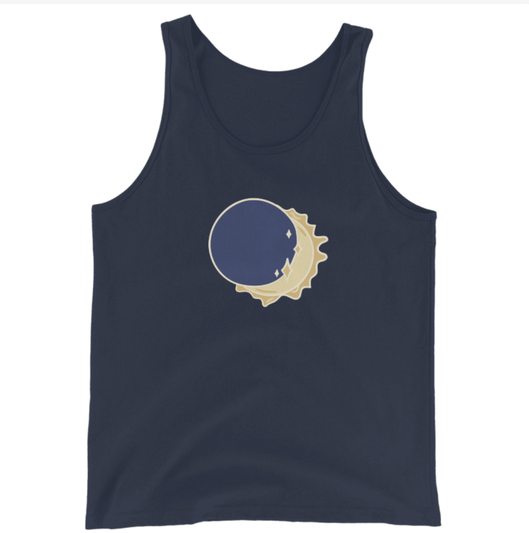 Moon and Sun Graphic Tank Top