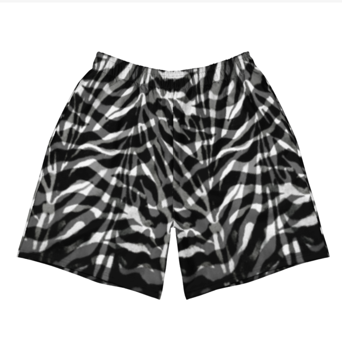 Zebra & Plaid Patterned Shorts