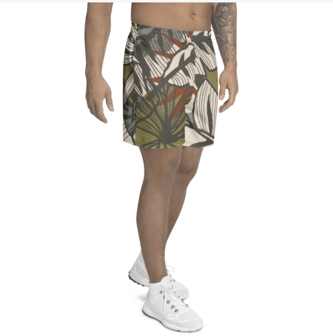 Men's Tropical Print Shorts