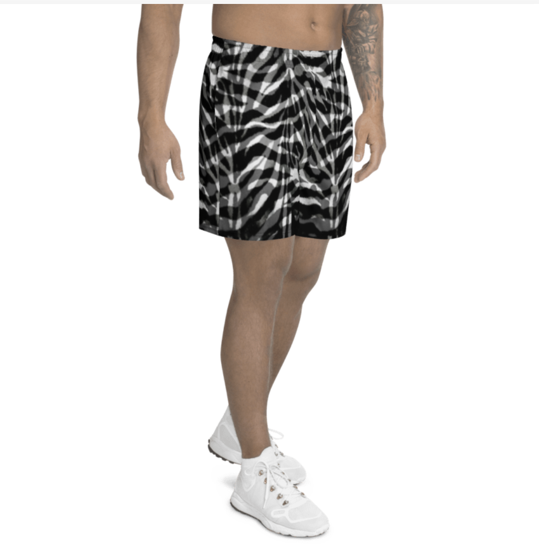Zebra & Plaid Patterned Shorts