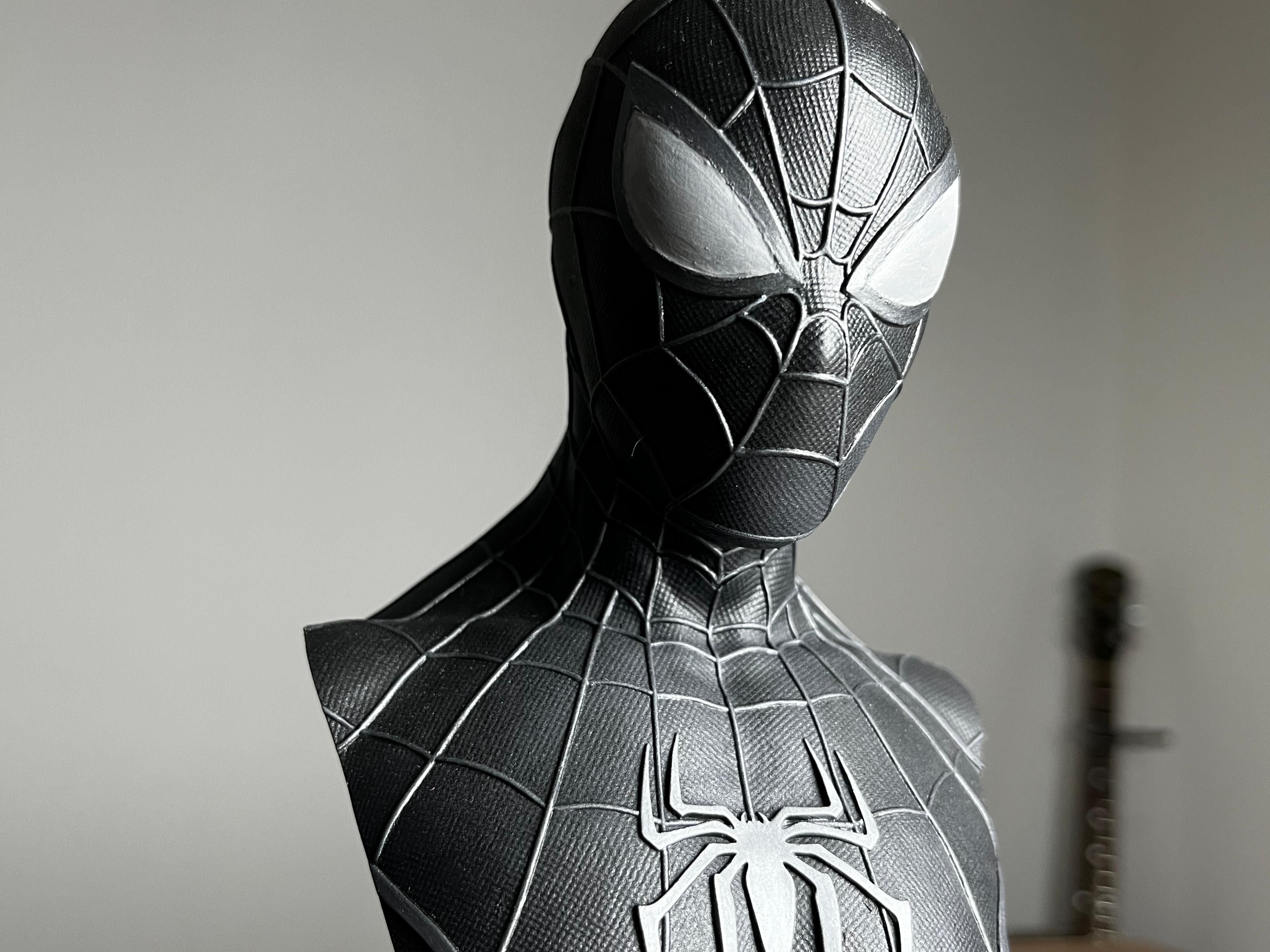 Busto Homem-Aranha - Traje Preto