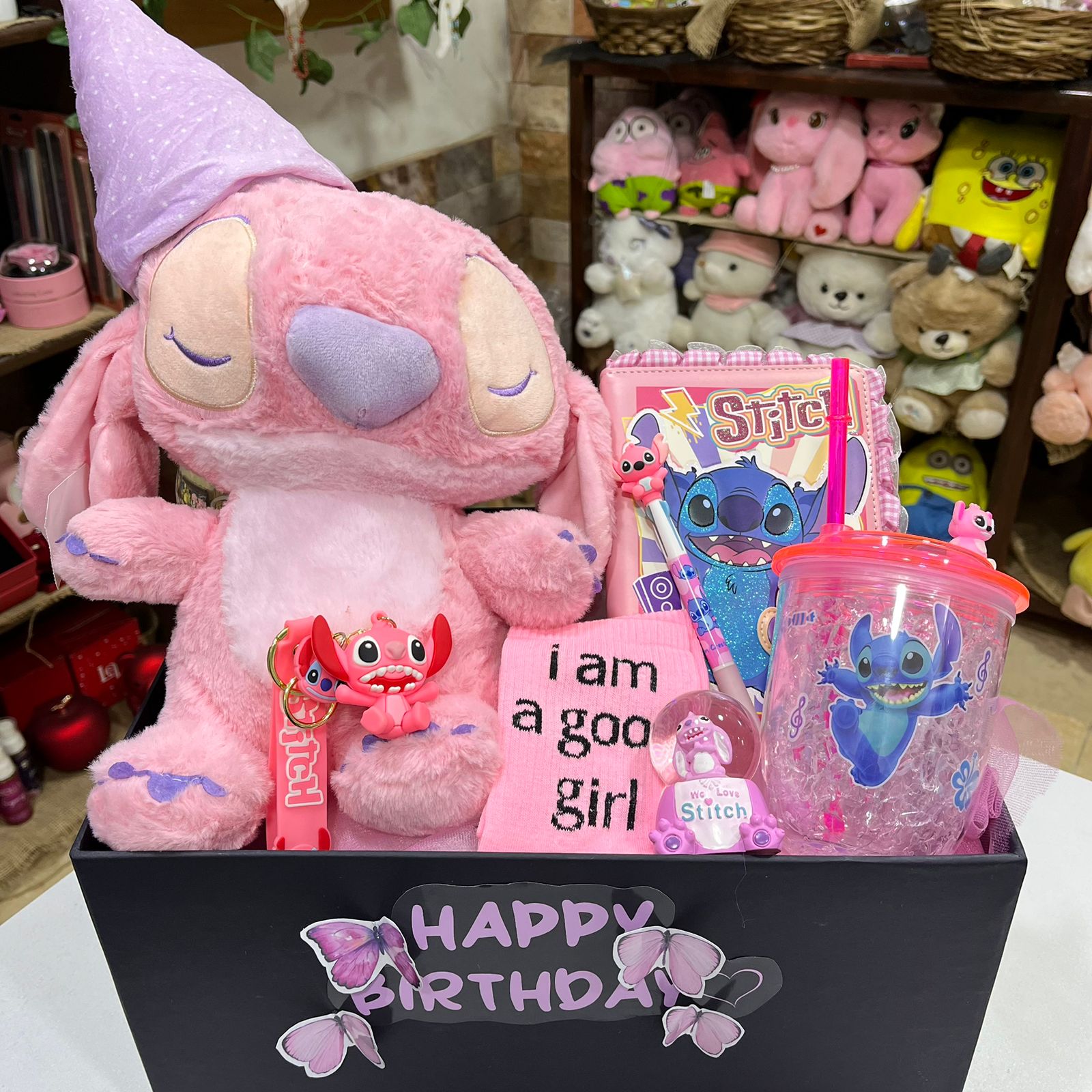 Stitch and Angel Birthday Gift Box