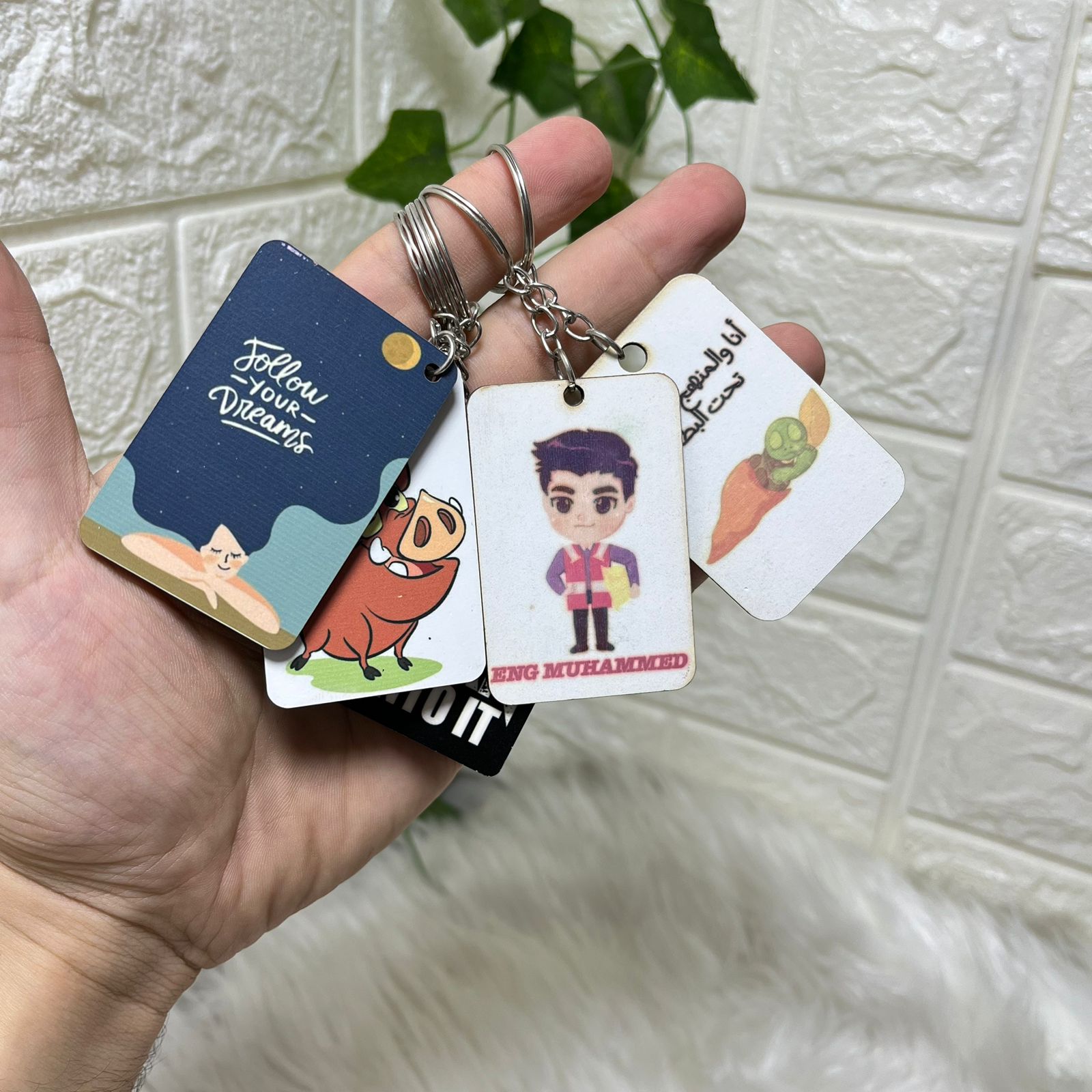 PRINT YOUR OWN Keychain