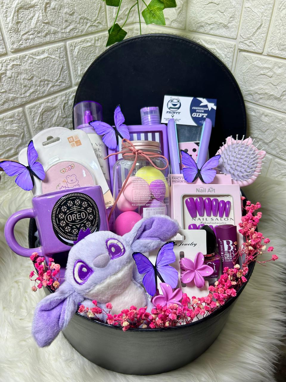 Lavender Self-Care Gift Basket