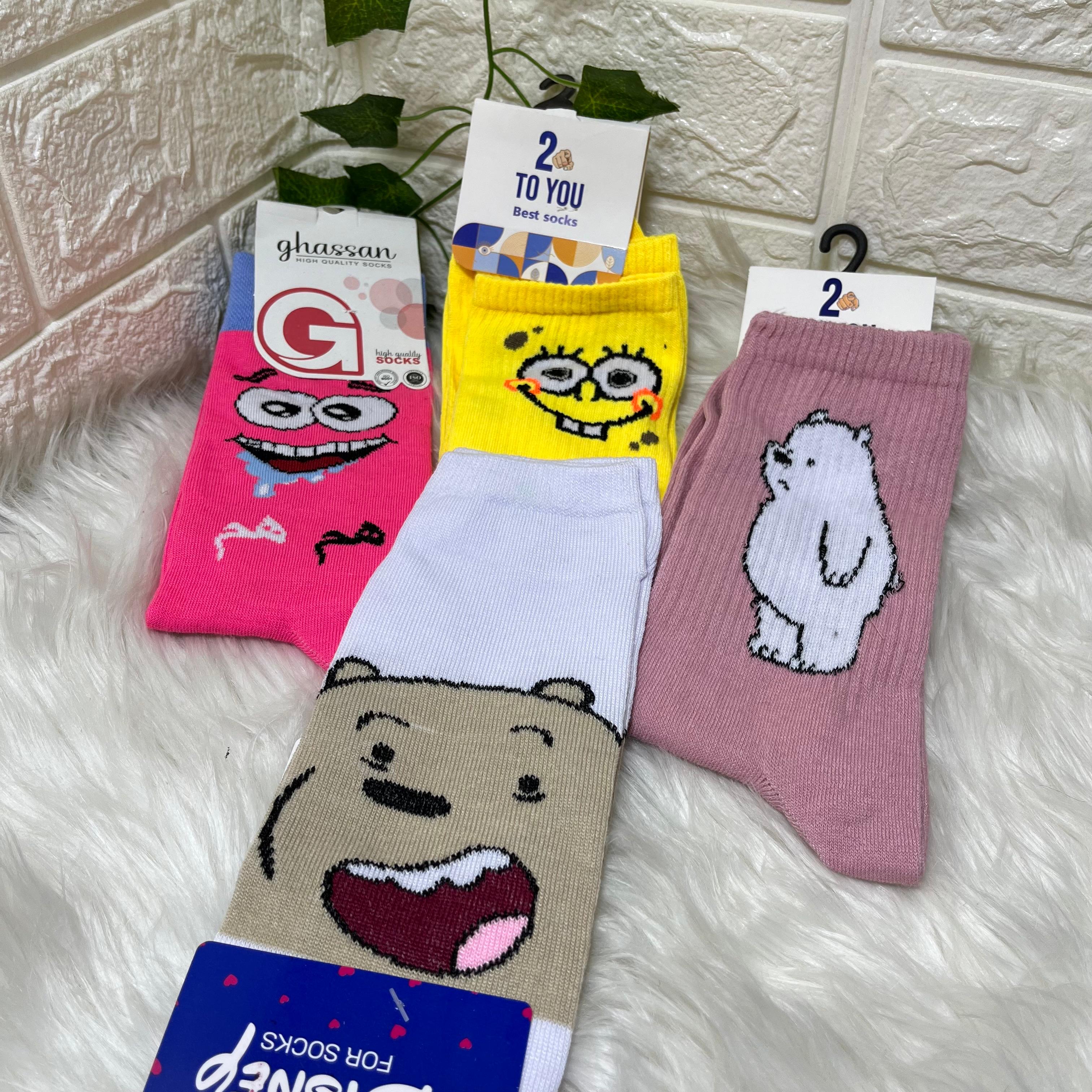 Colorful Cartoon Socks Set