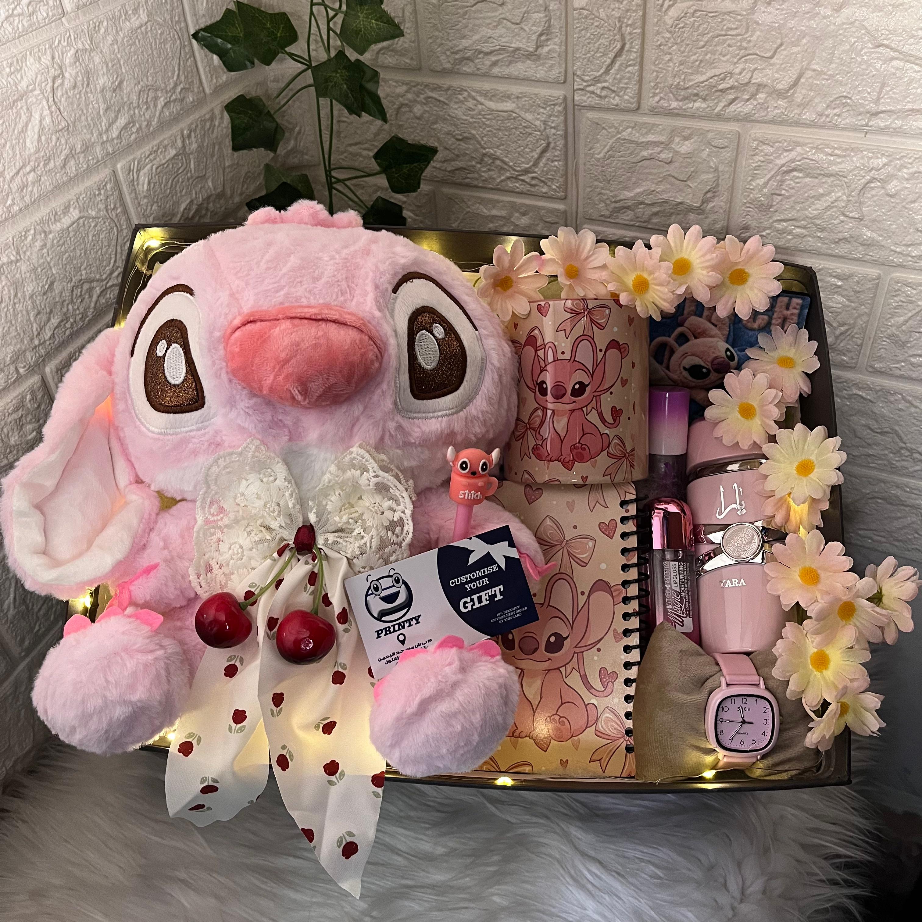 Stitch Pink Gift Box Set