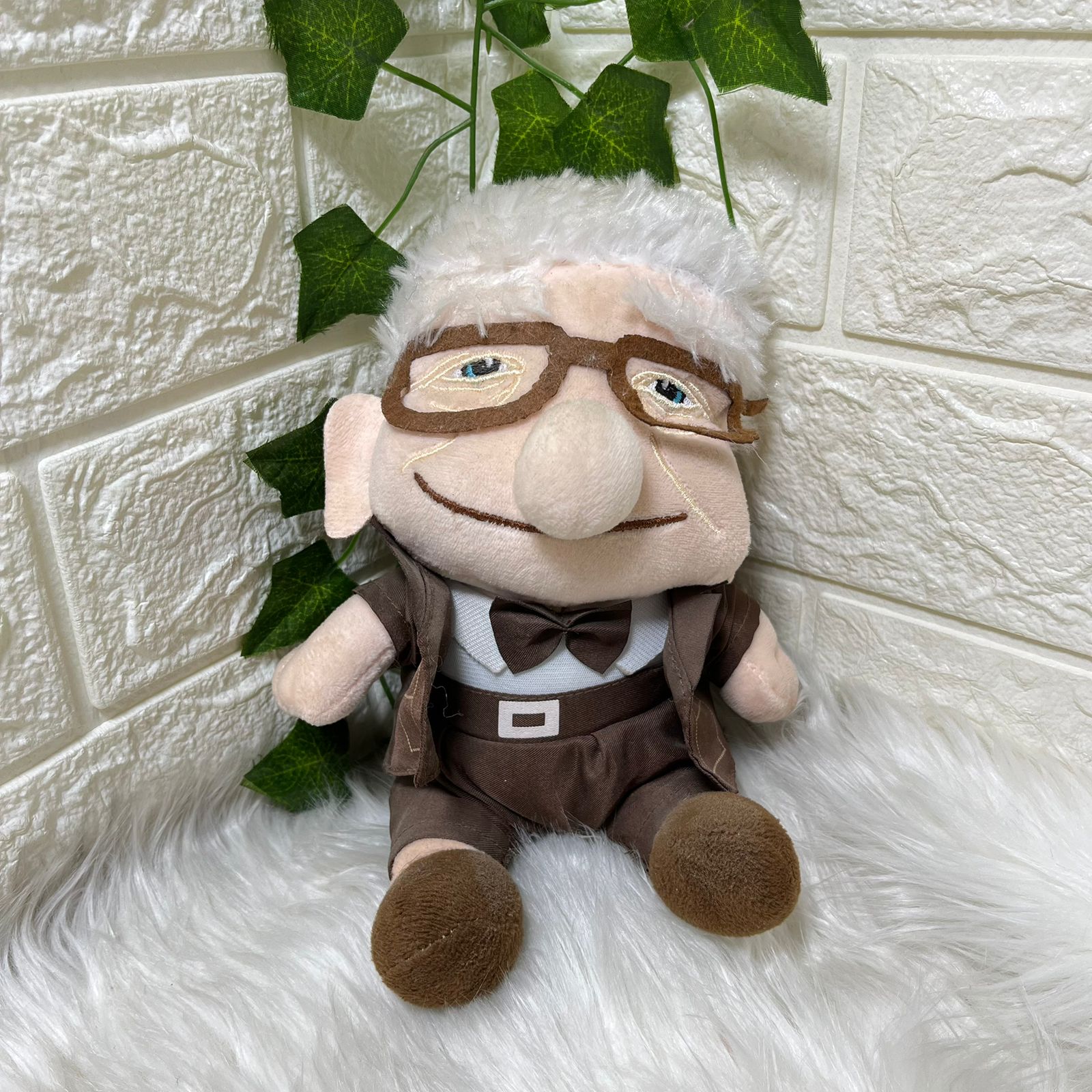 Plush Toy with Brown Overalls 20cm