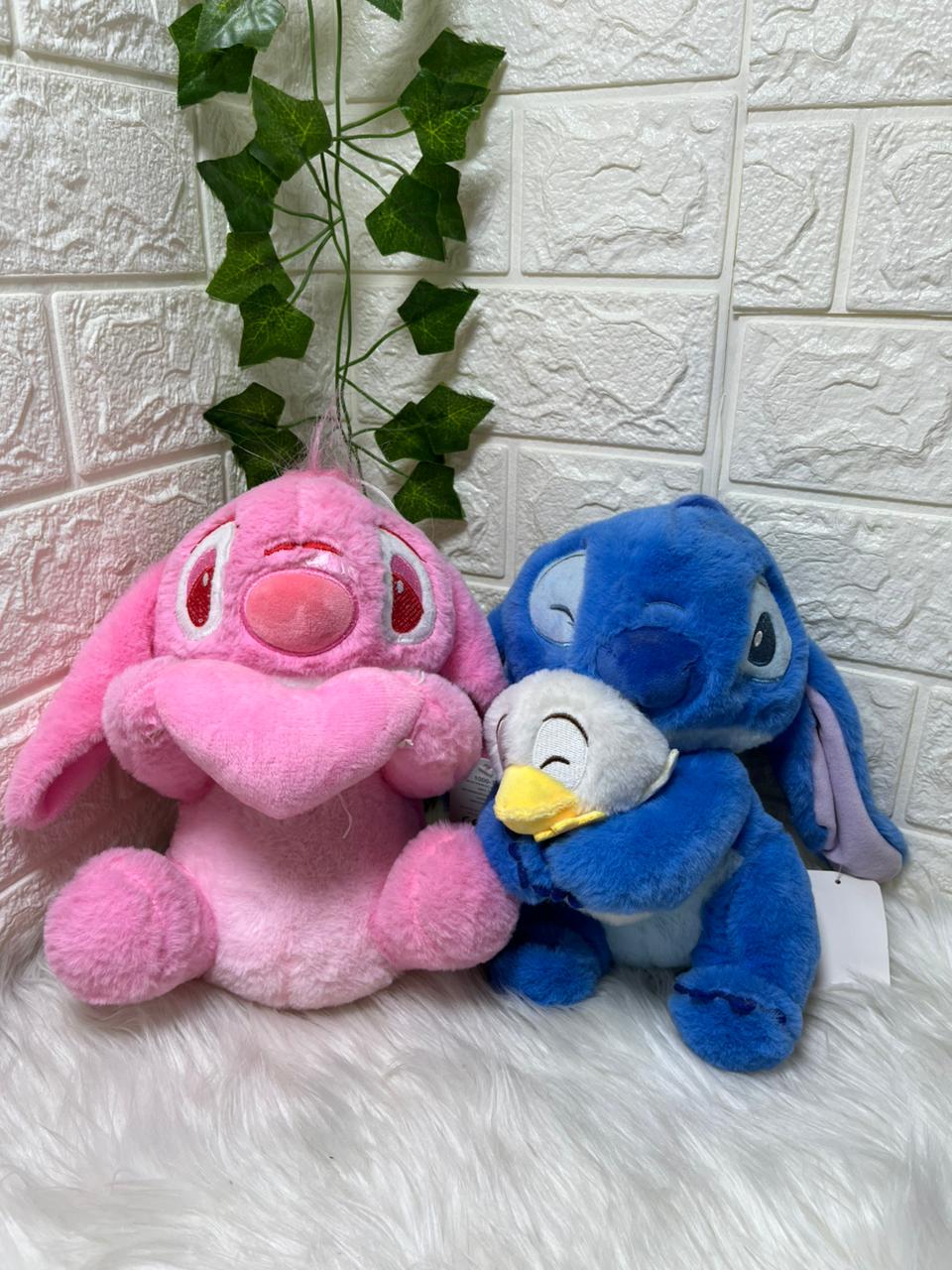 Stitch and Angel Plush Toys 20cm
