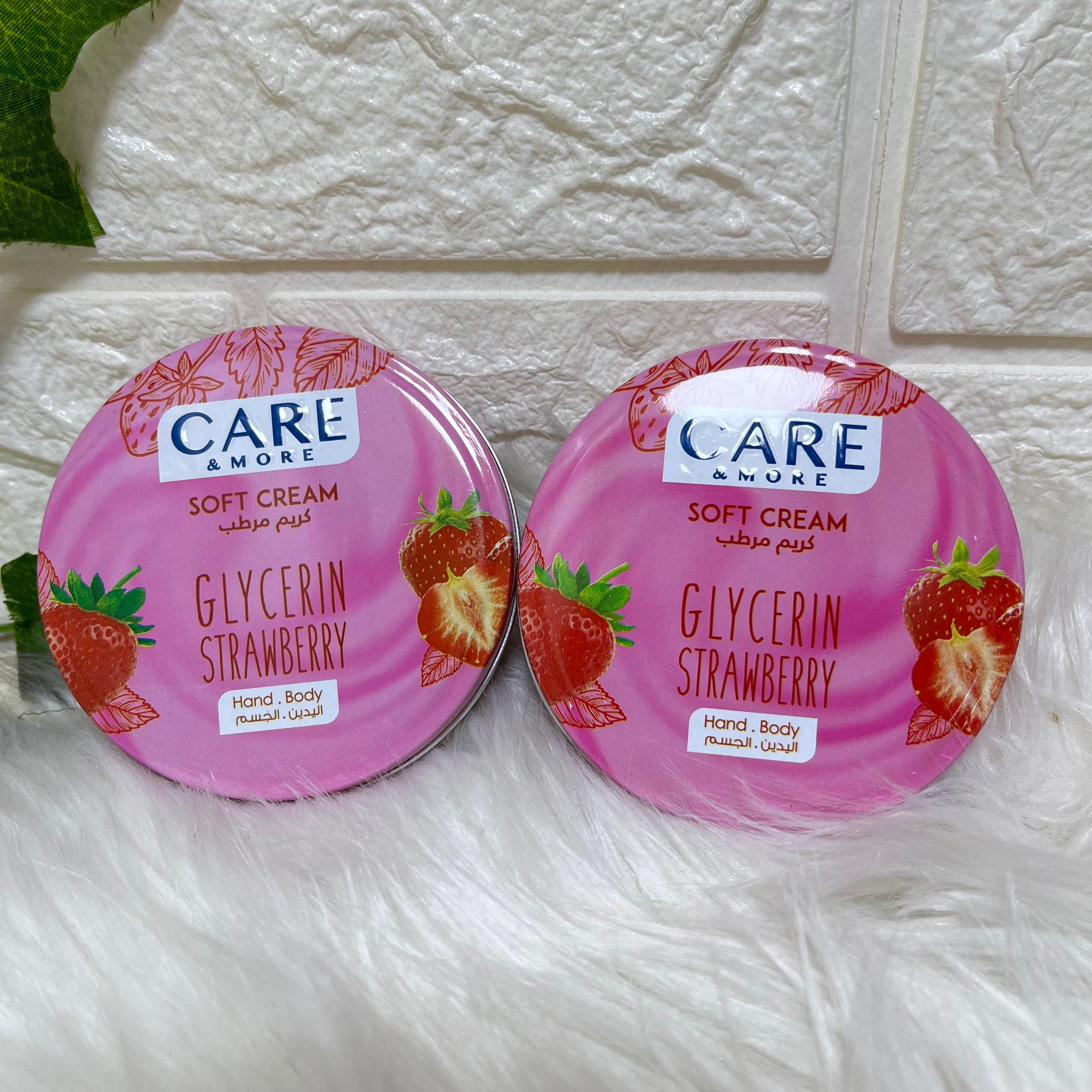 Care & More Glycerin Strawberry Soft Cream