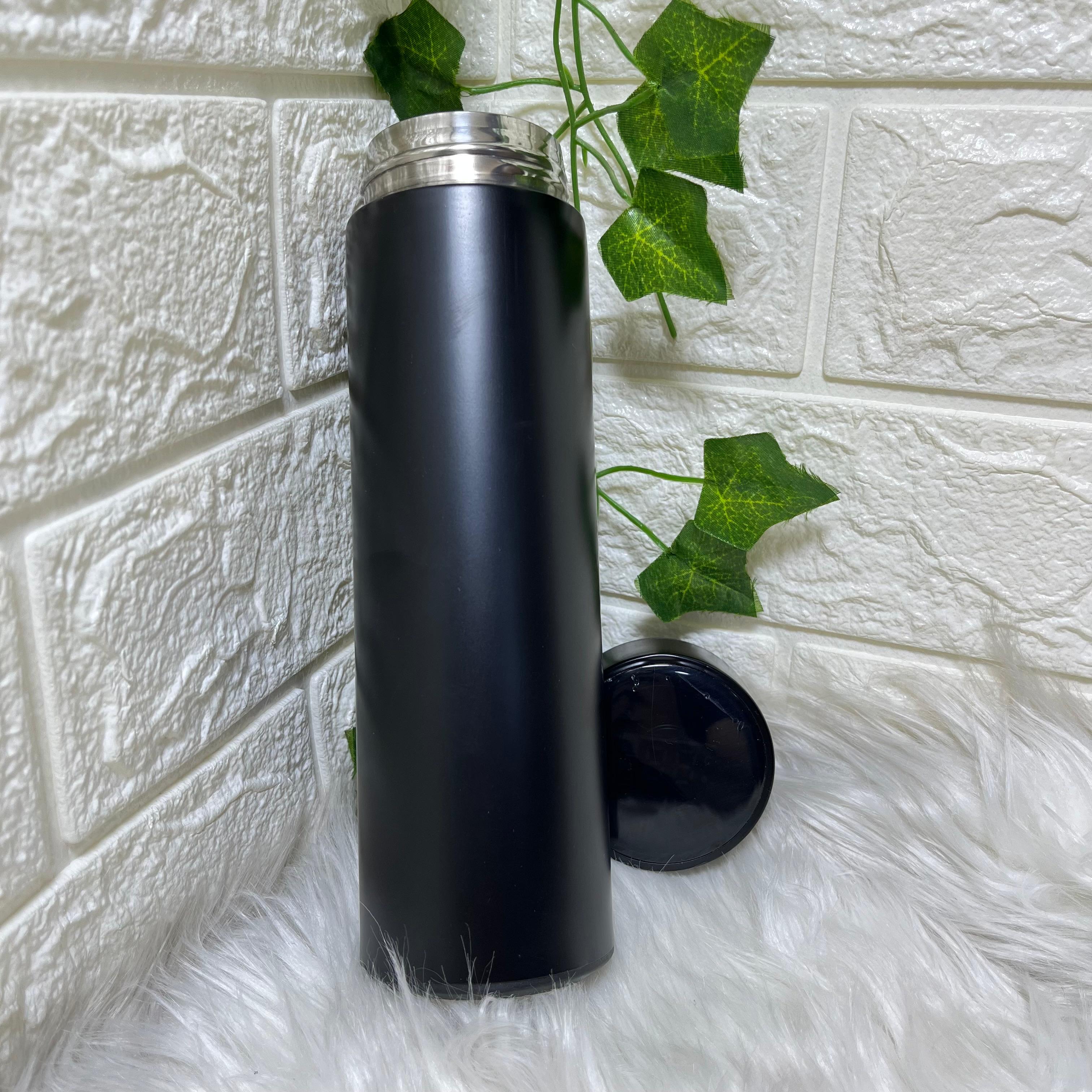 Black Stainless Steel Thermos digital