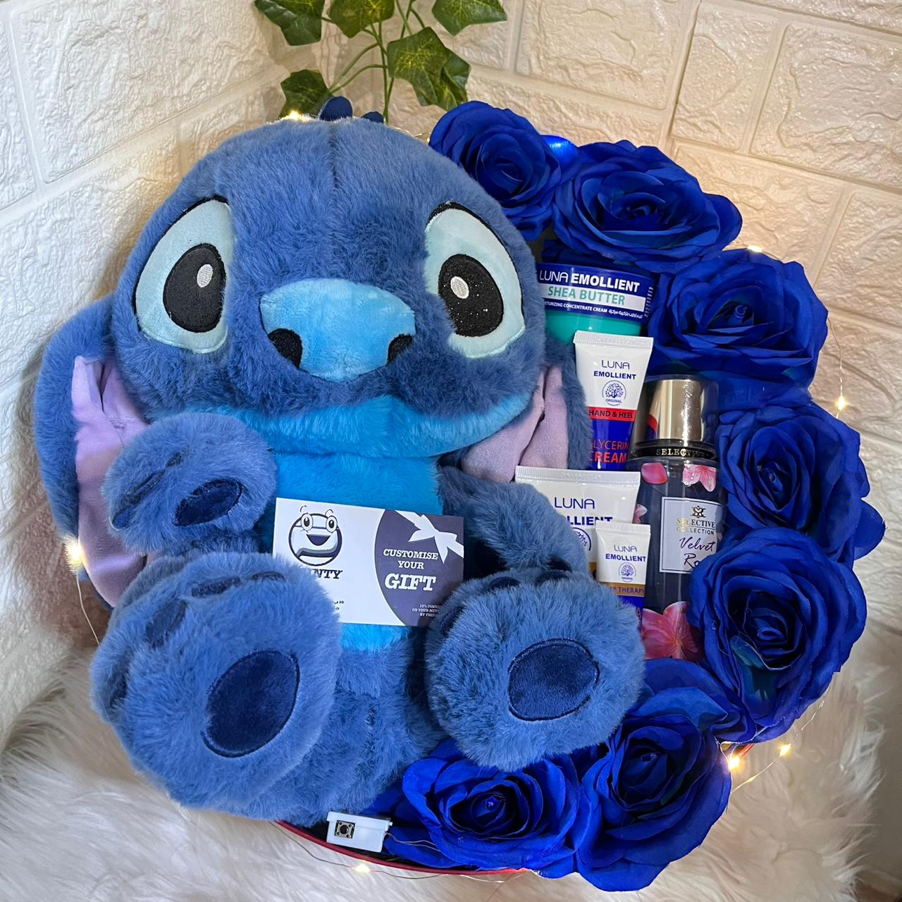Stitch Plush & Bath Spa Gift Set
