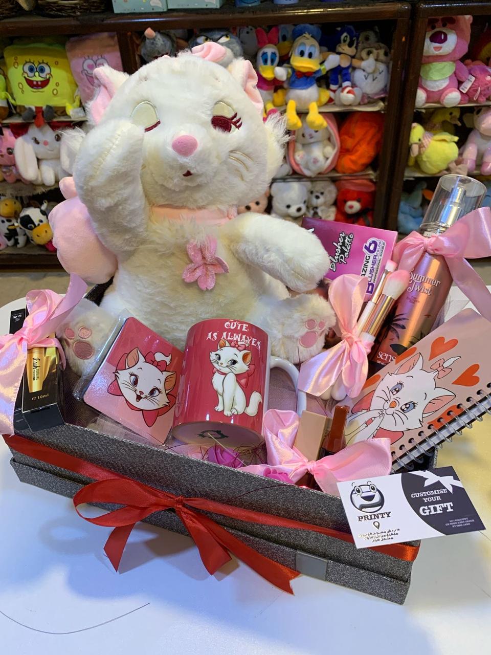 Marie Cat Gift Basket