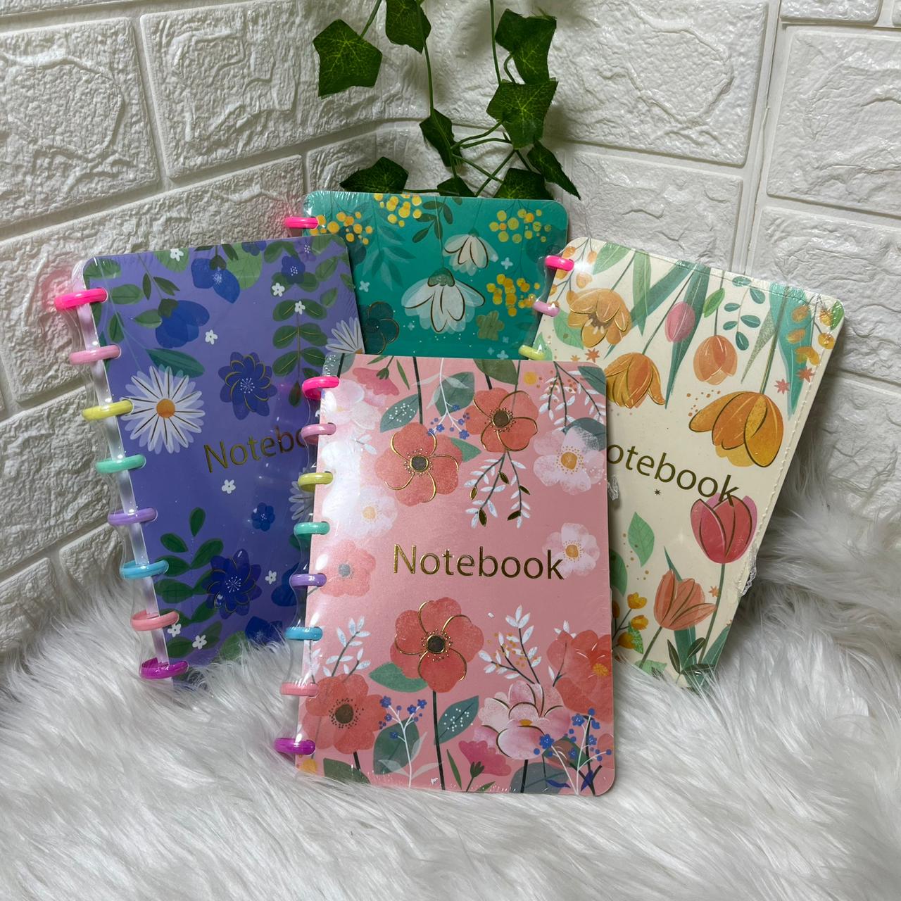 Floral Spiral Notebook Set