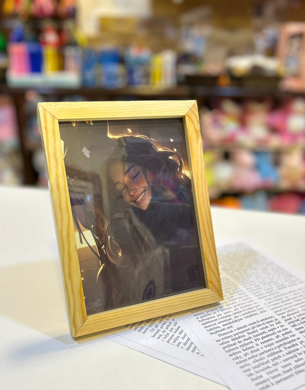 A5 frame with printed photo