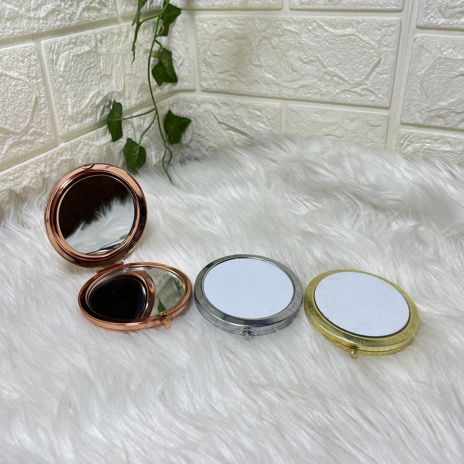 Mirror with printed photo