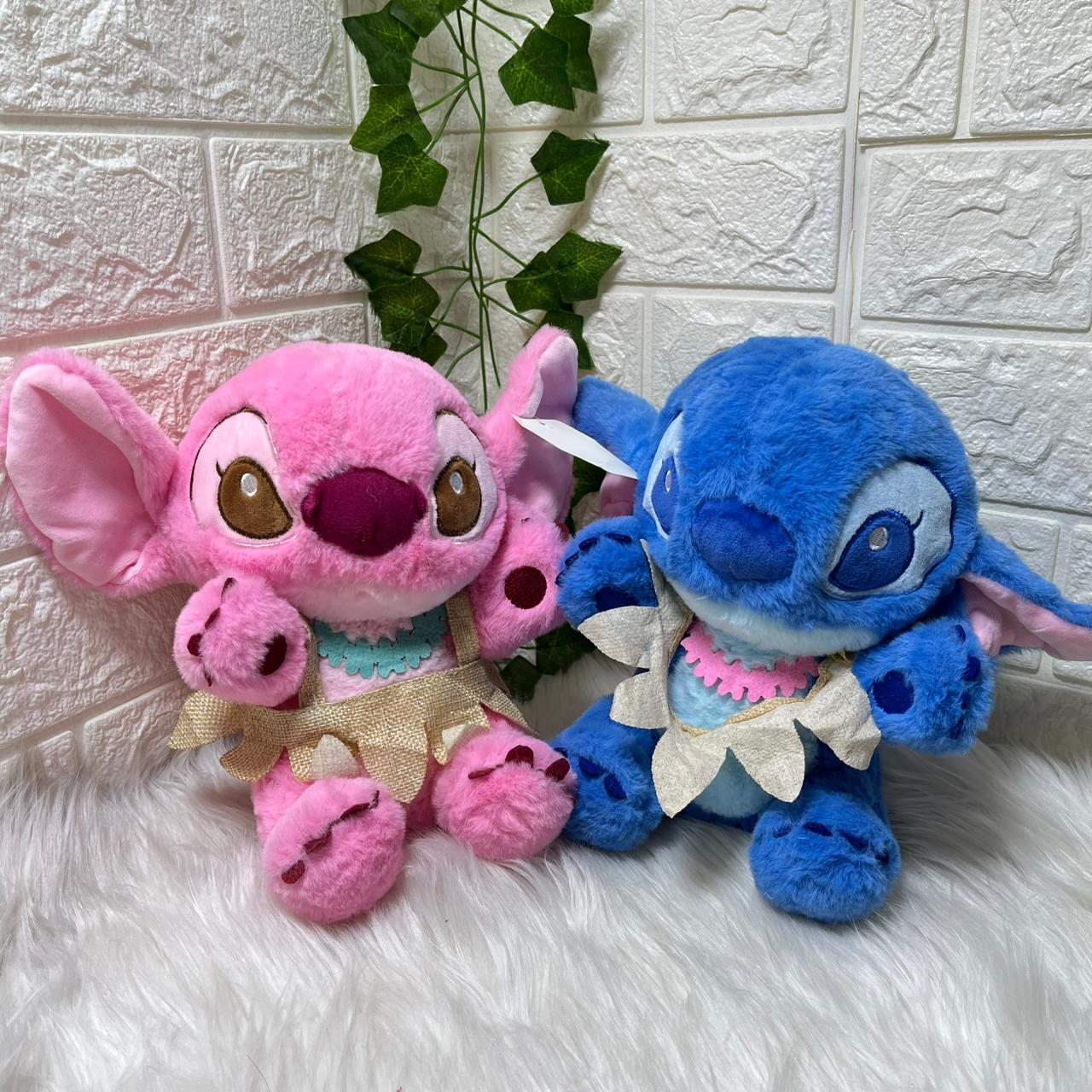 Stitch and Angel Plush Dolls 20cm