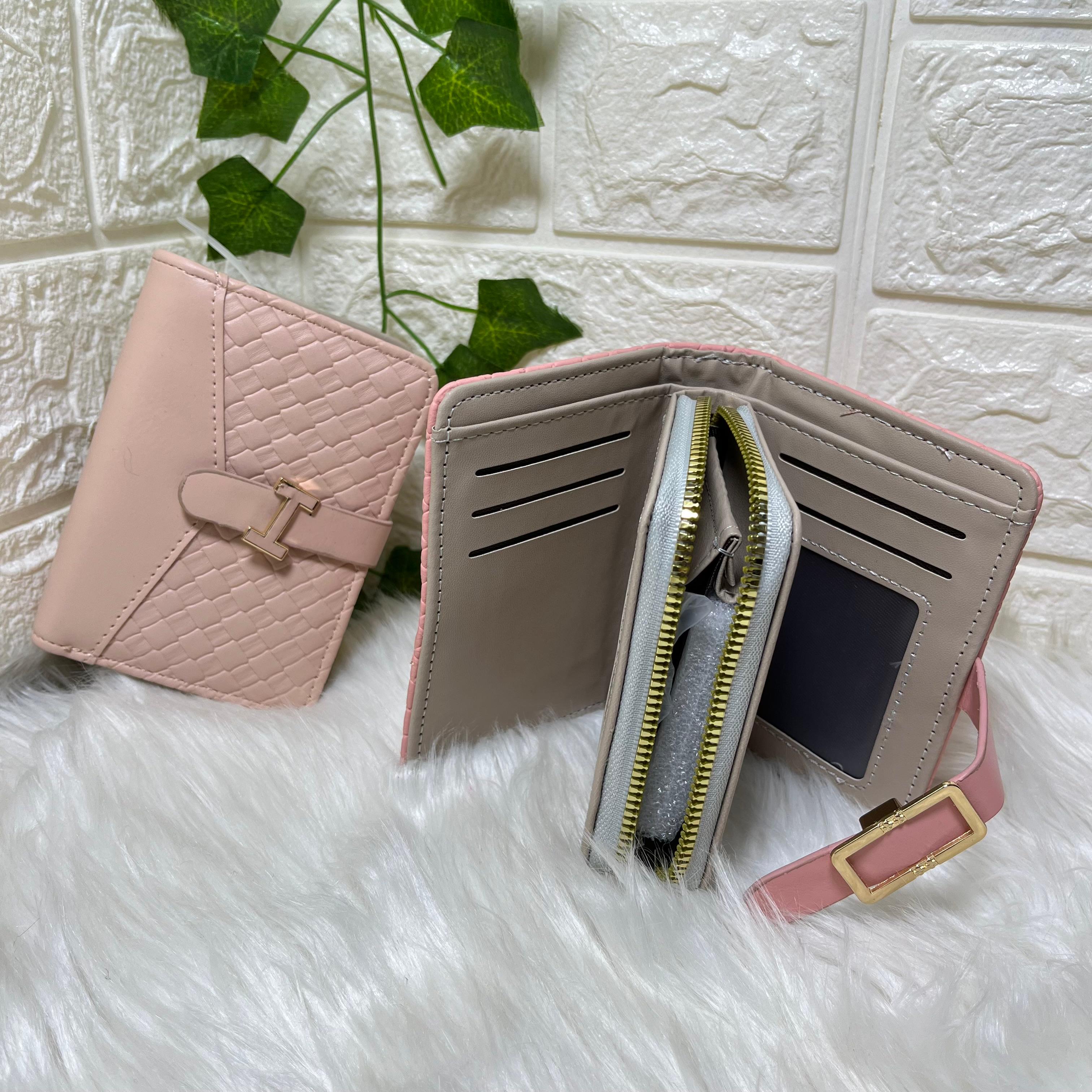 Pink Quilted Wallet