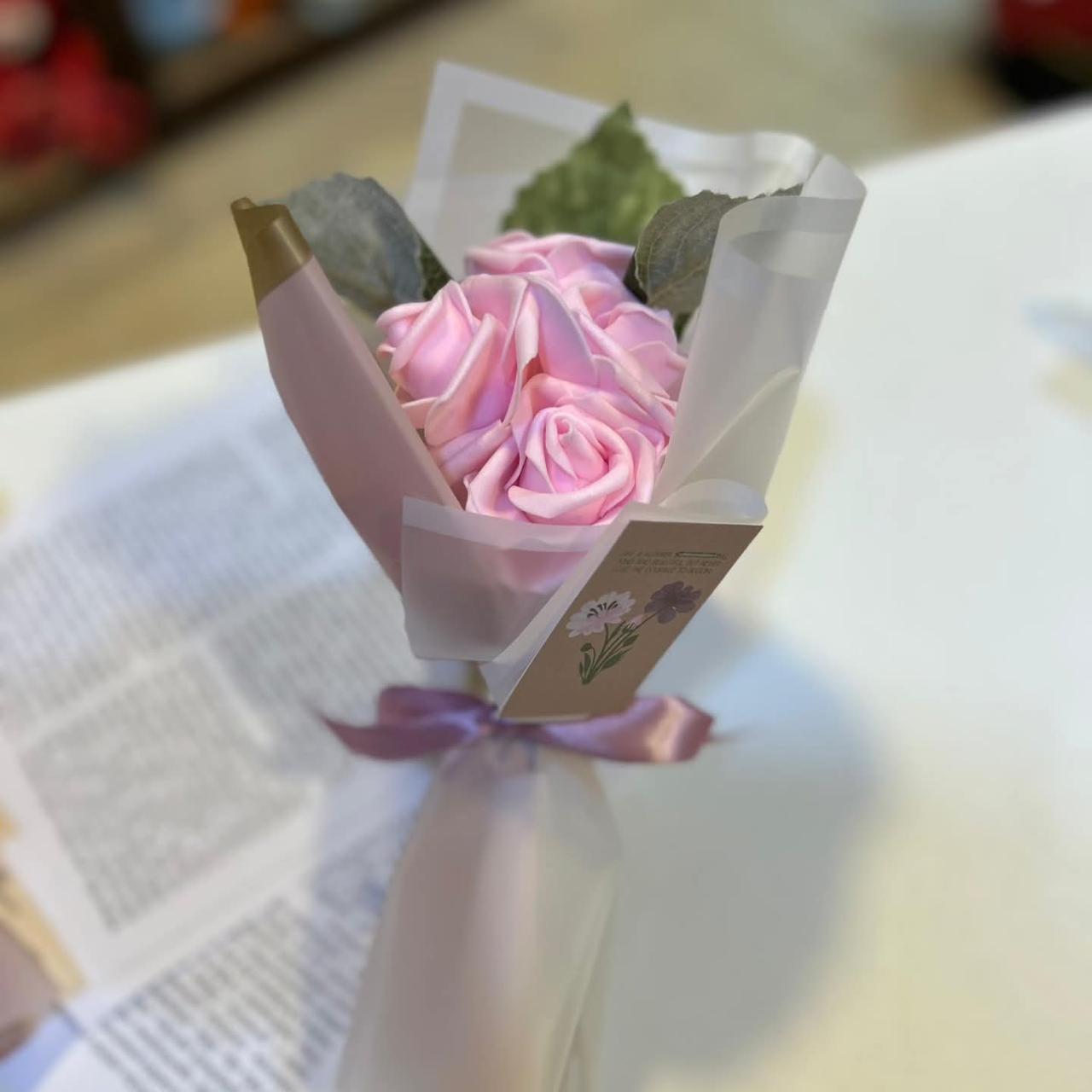 mini Pink Rose Bouquet