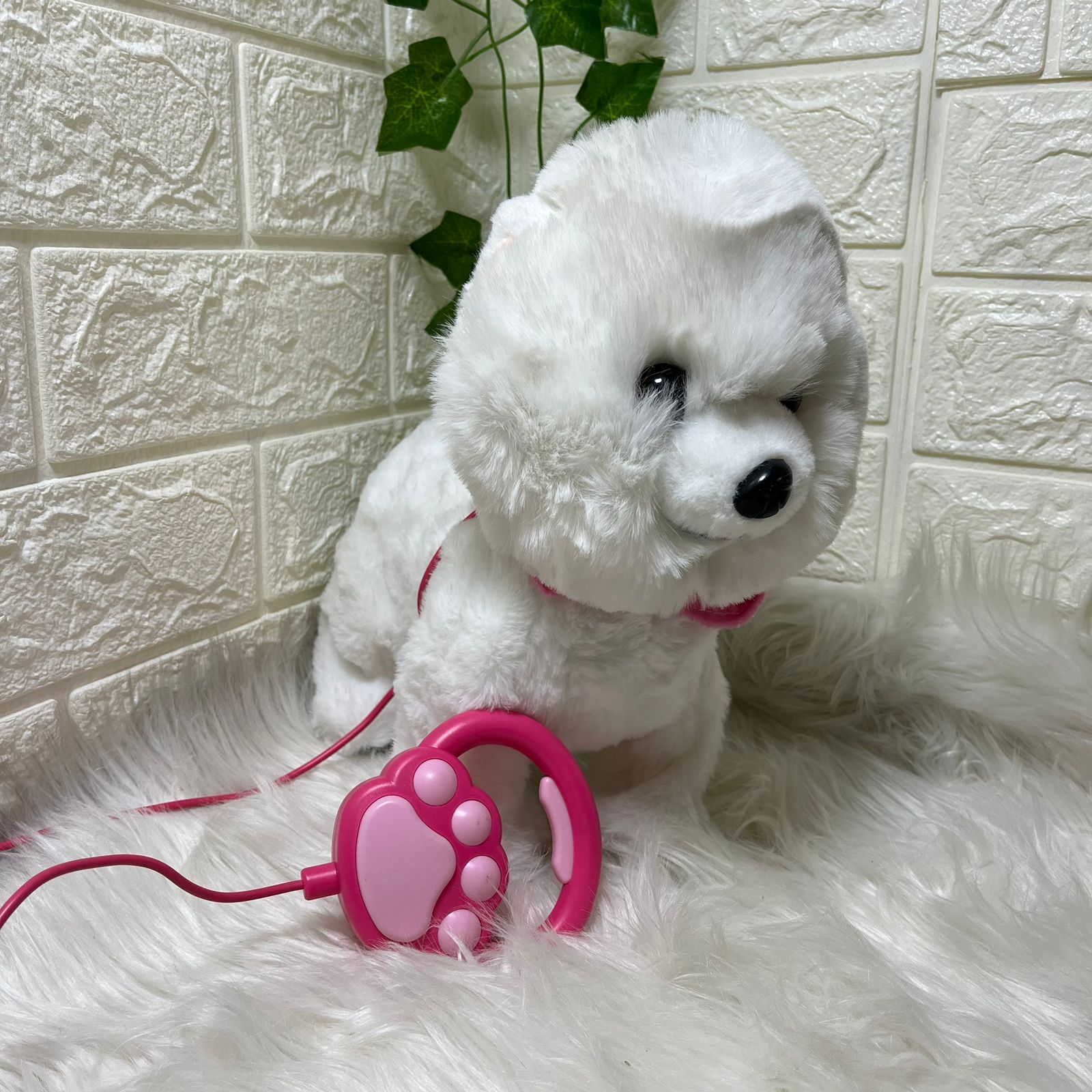 Interactive Plush Dog Toy