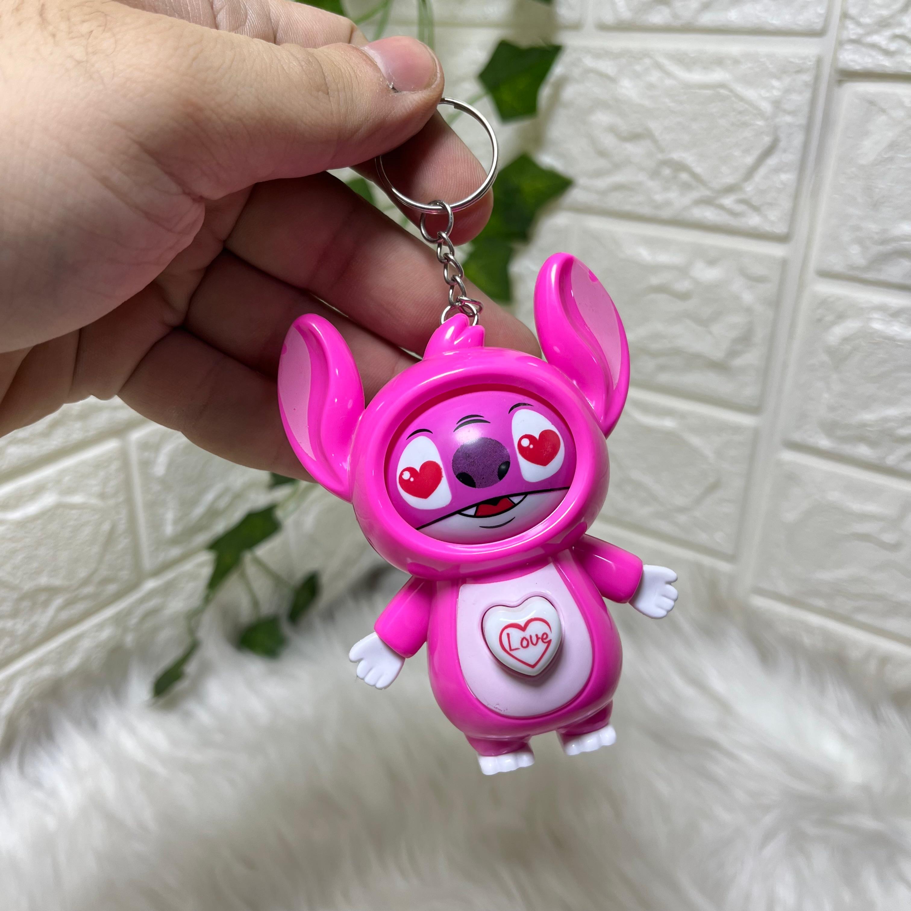 Pink Bunny Keychain