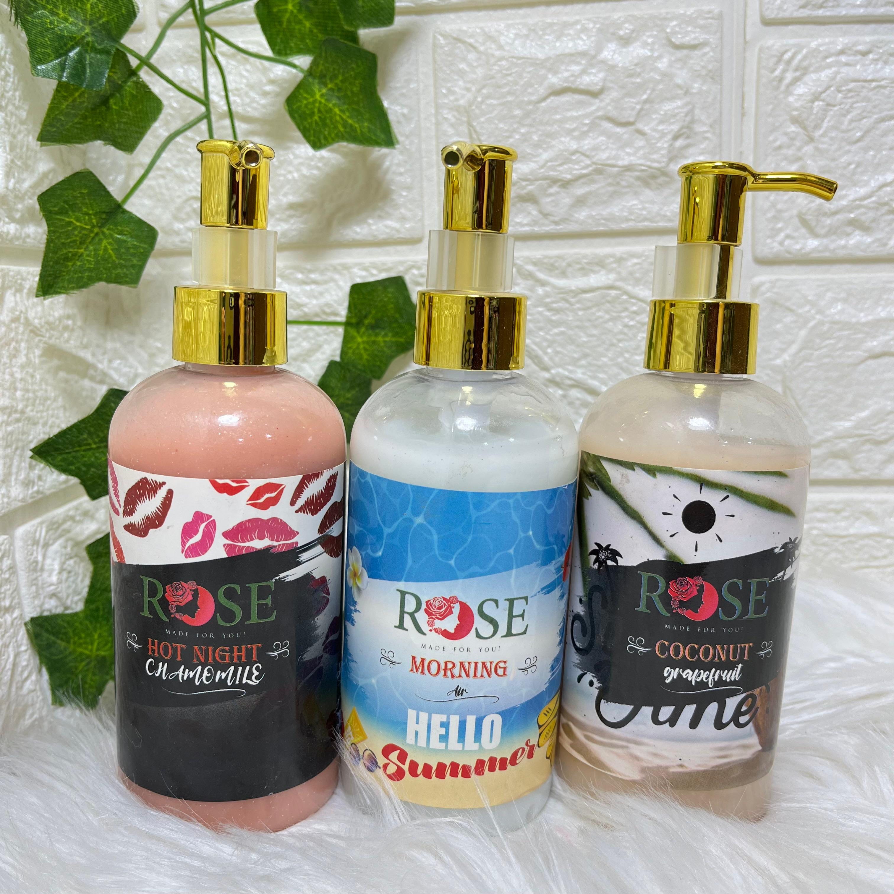 Rose Body Lotion Set