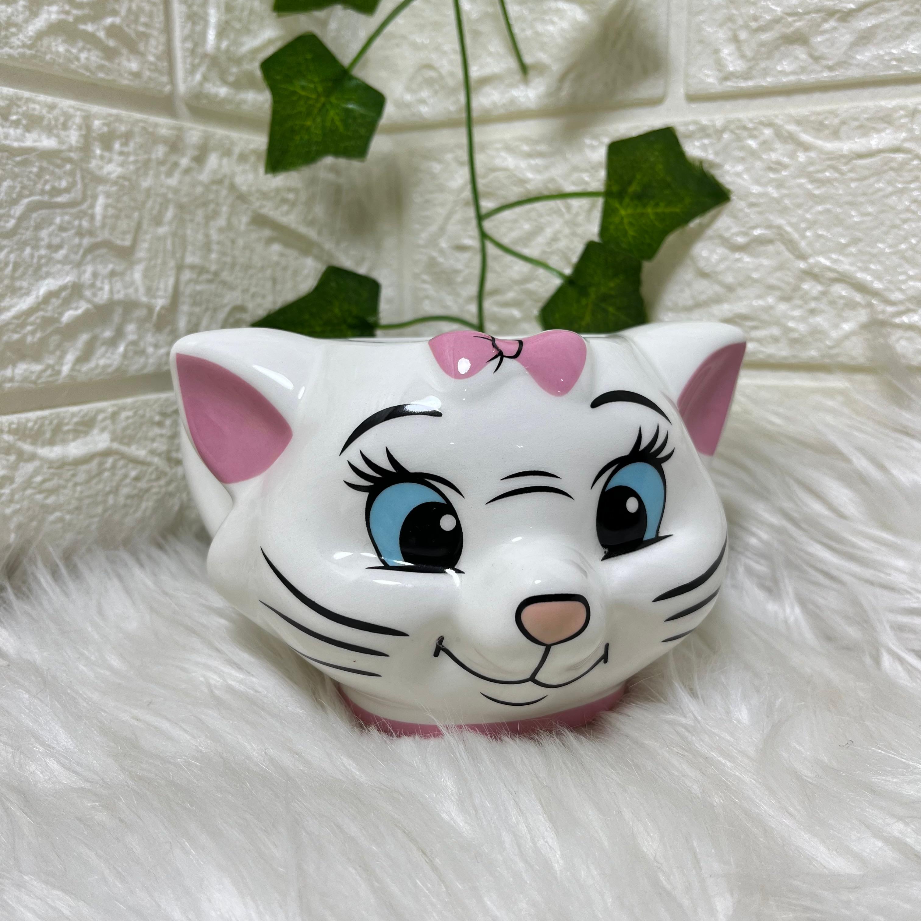 Marie the Cat Ceramic Planter