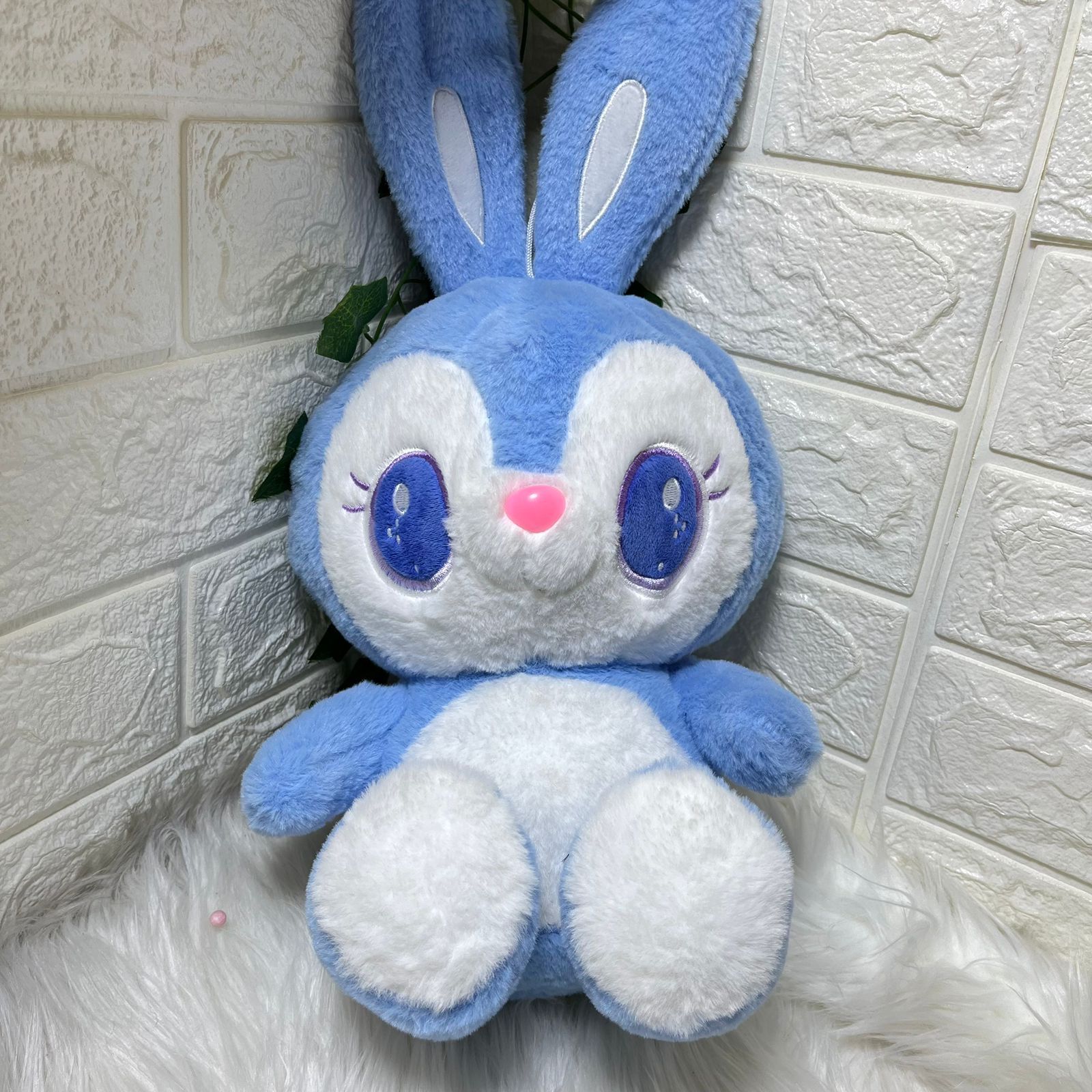 Blue Bunny Plush Toy 35cm