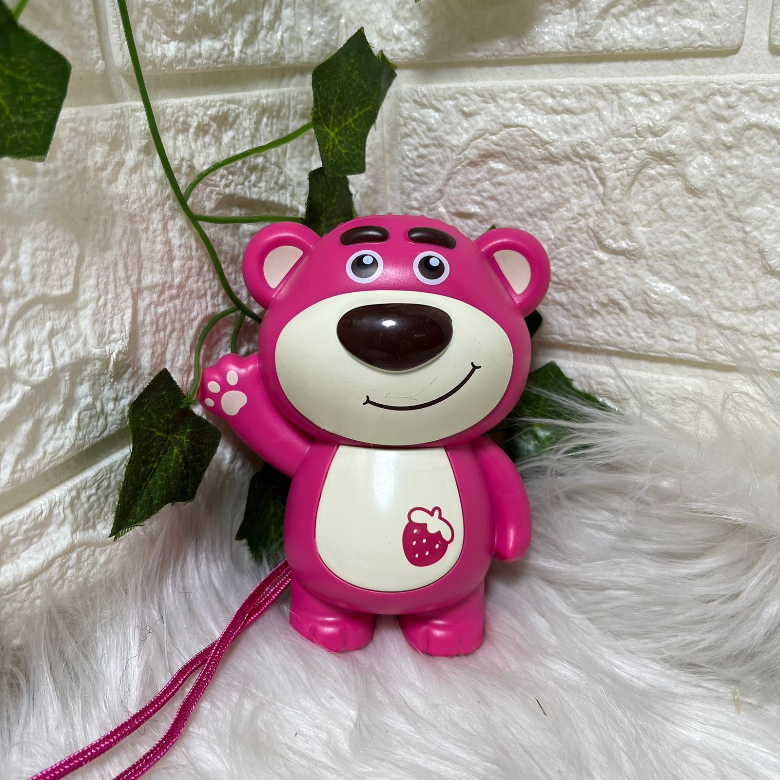 Pink Cartoon Clip Fan
