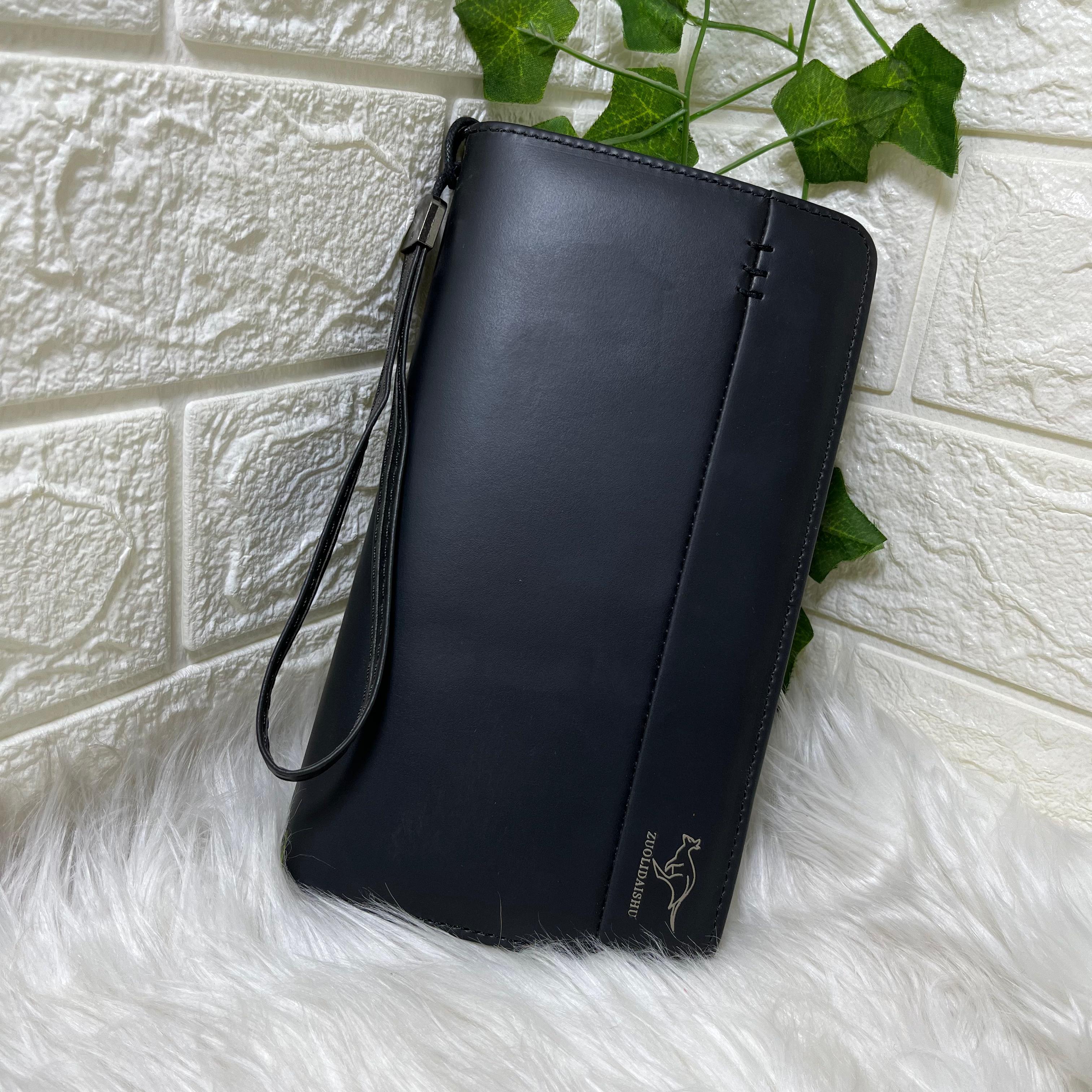 Black Zipper Wallet