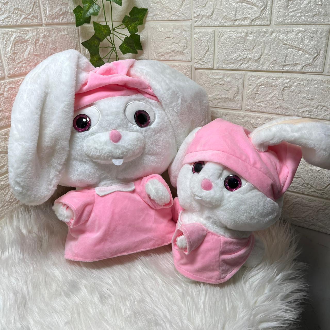 Cute Bunny Plush Toy Set