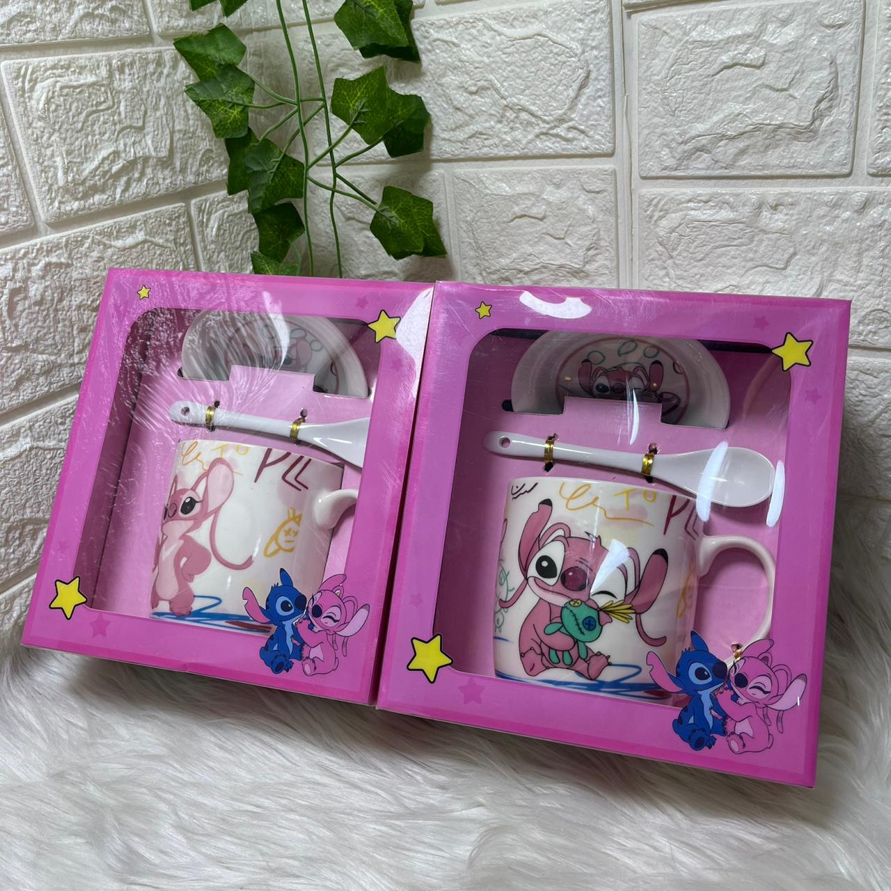 Stitch and Angel Ceramic Mug Gift set