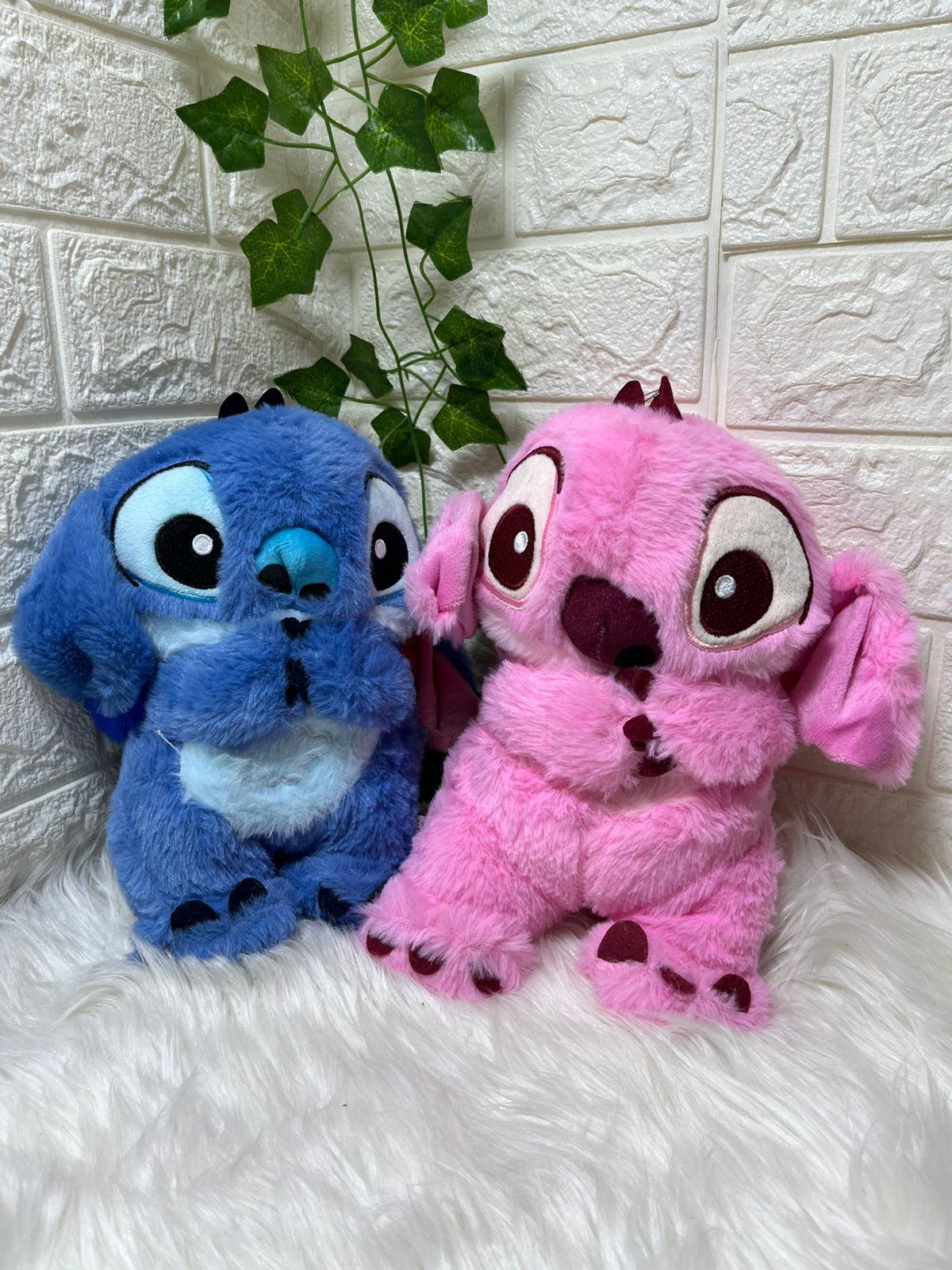 beating Stitch and Angel (beating and moving his ears) 30cm