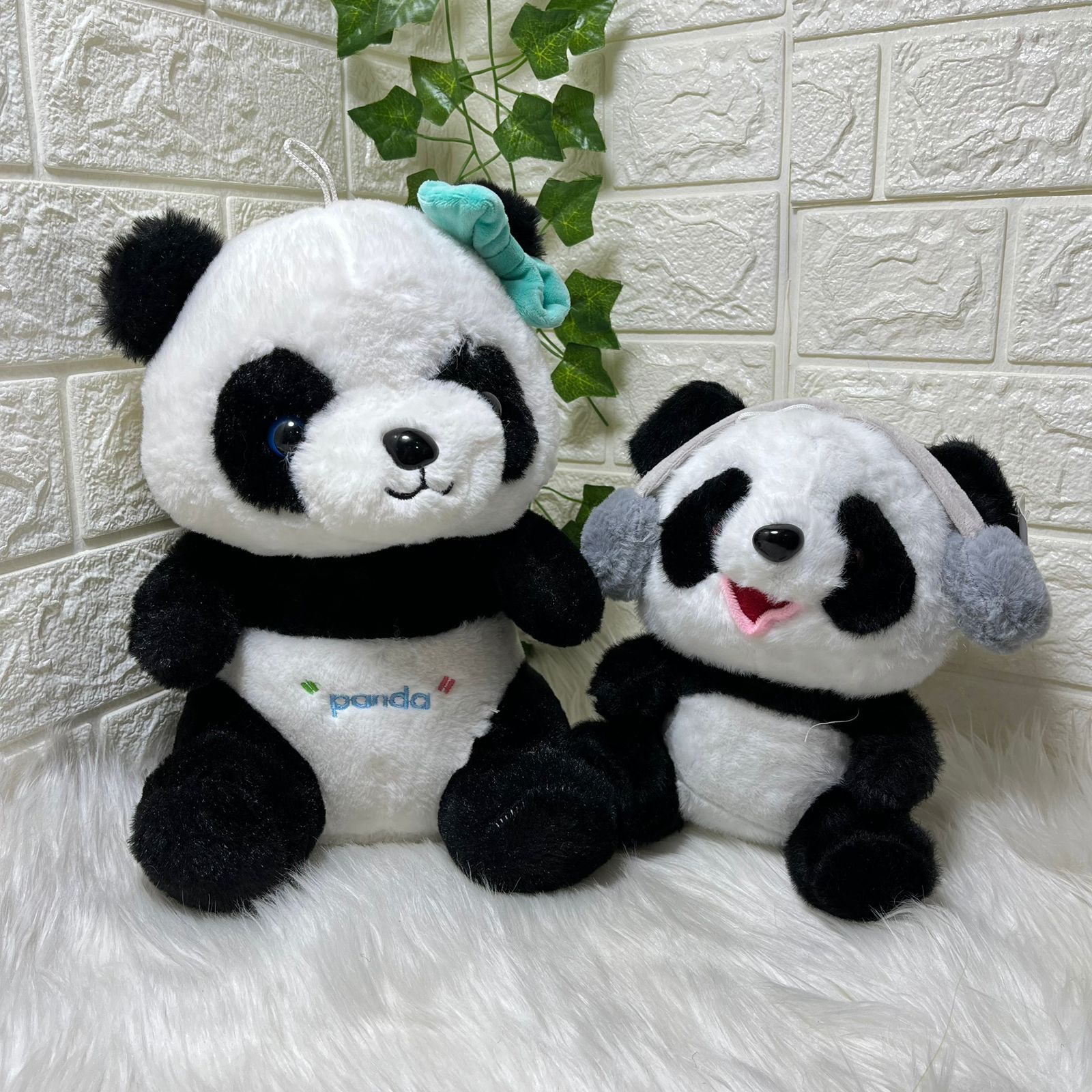 Panda Plush Toy Set